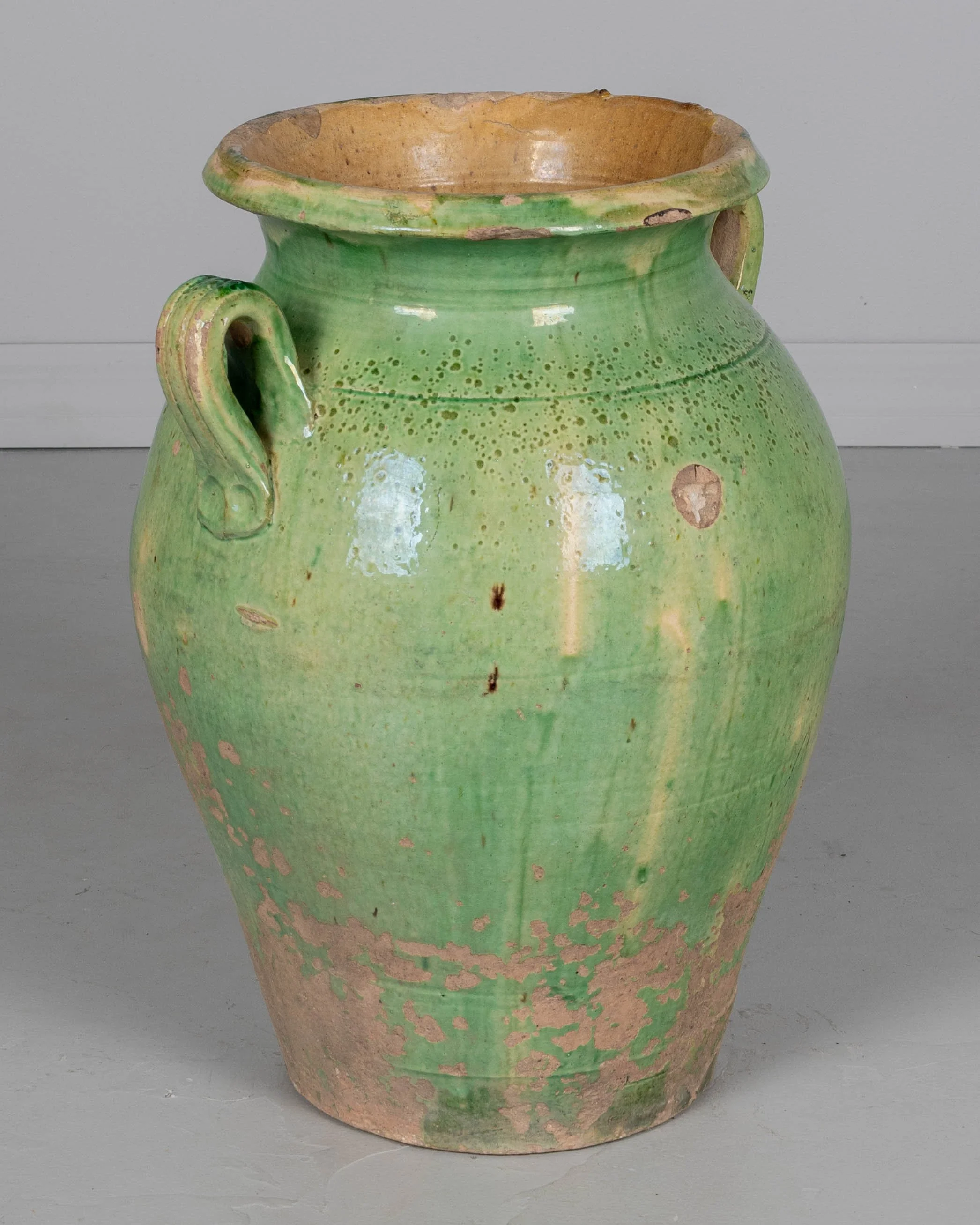 Large 19th Century French Pottery Jar or Planter