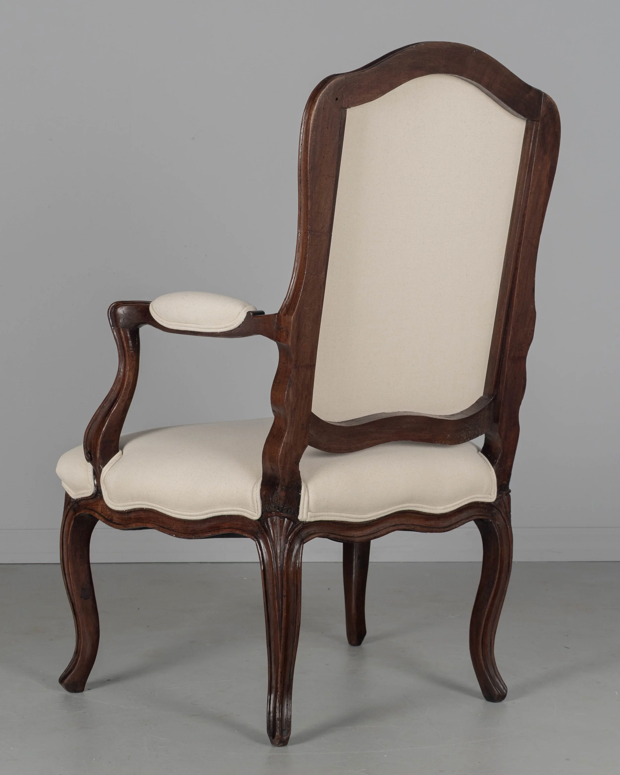 18th Century Louis XV French Fauteuil Armchair