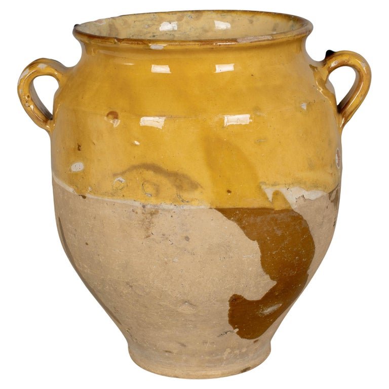 French Terracotta Vase or Pot à Confit