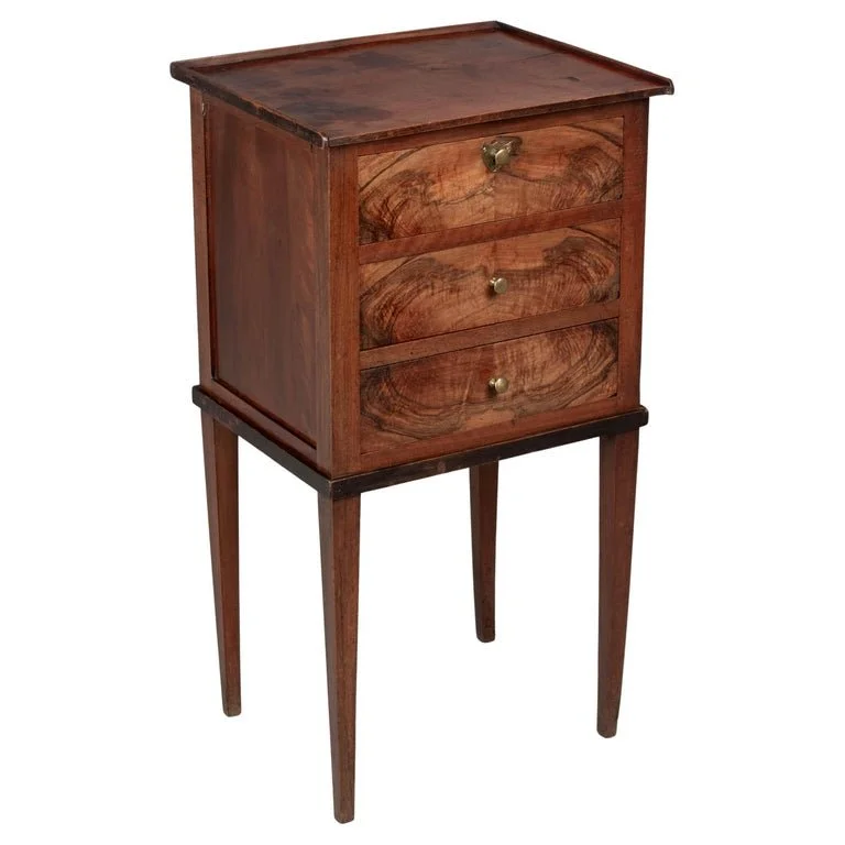 French Louis Philippe Side Table or Nightstand