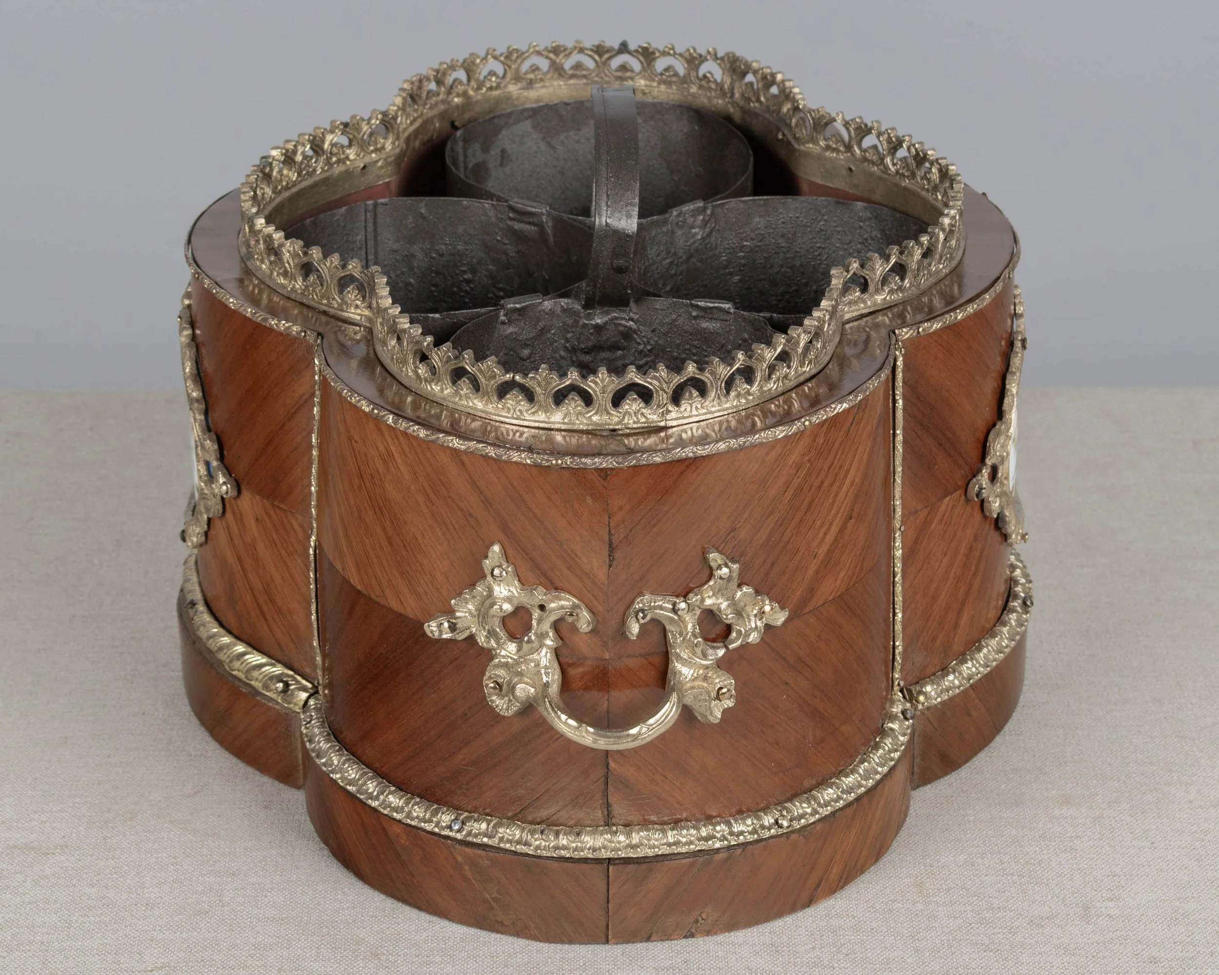 Napoleon III Jardiniere with Sèvres Porcelain