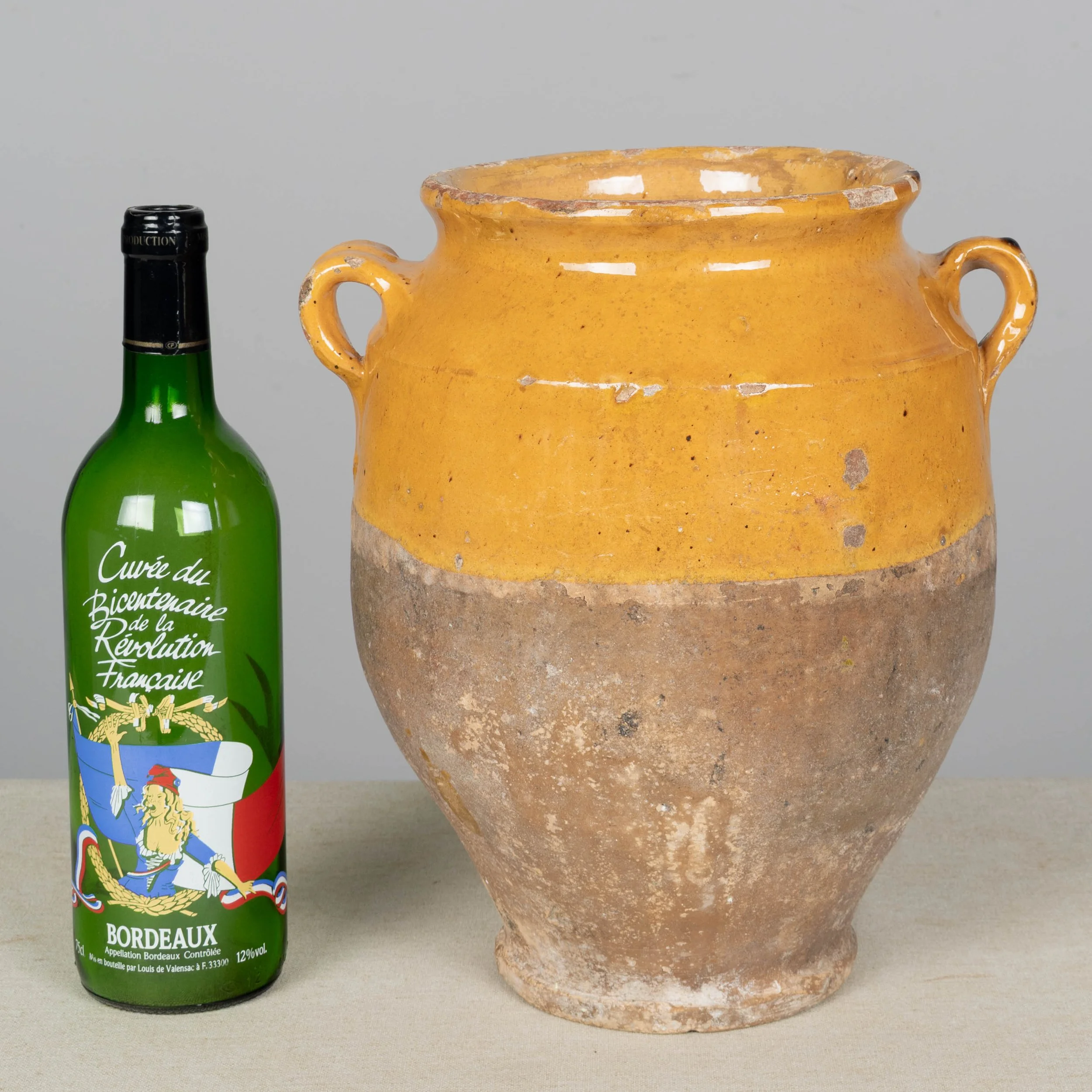 French Terracotta Vase or Pot à Confit