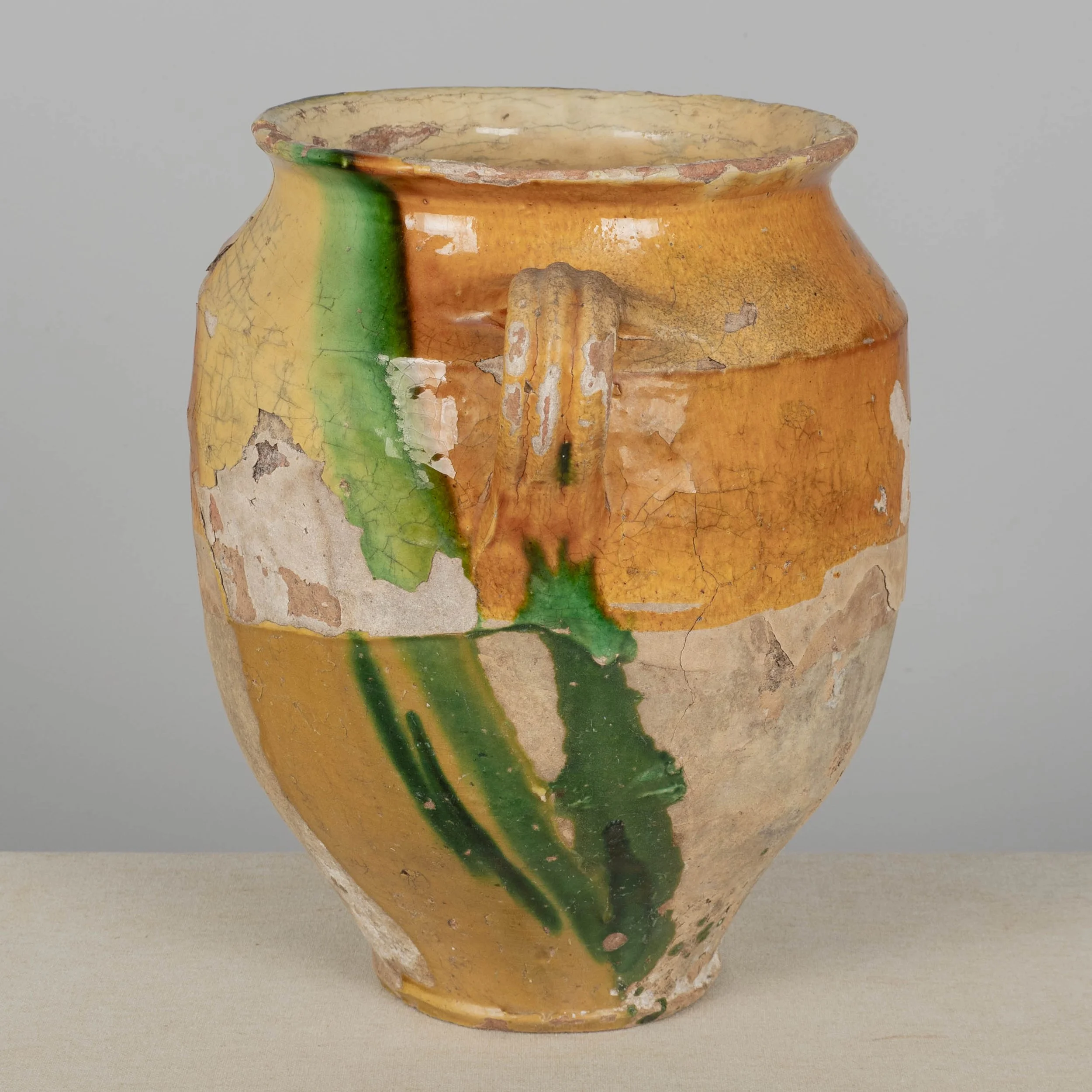 19th Century French Terracotta Pot à Confit 12.25"High