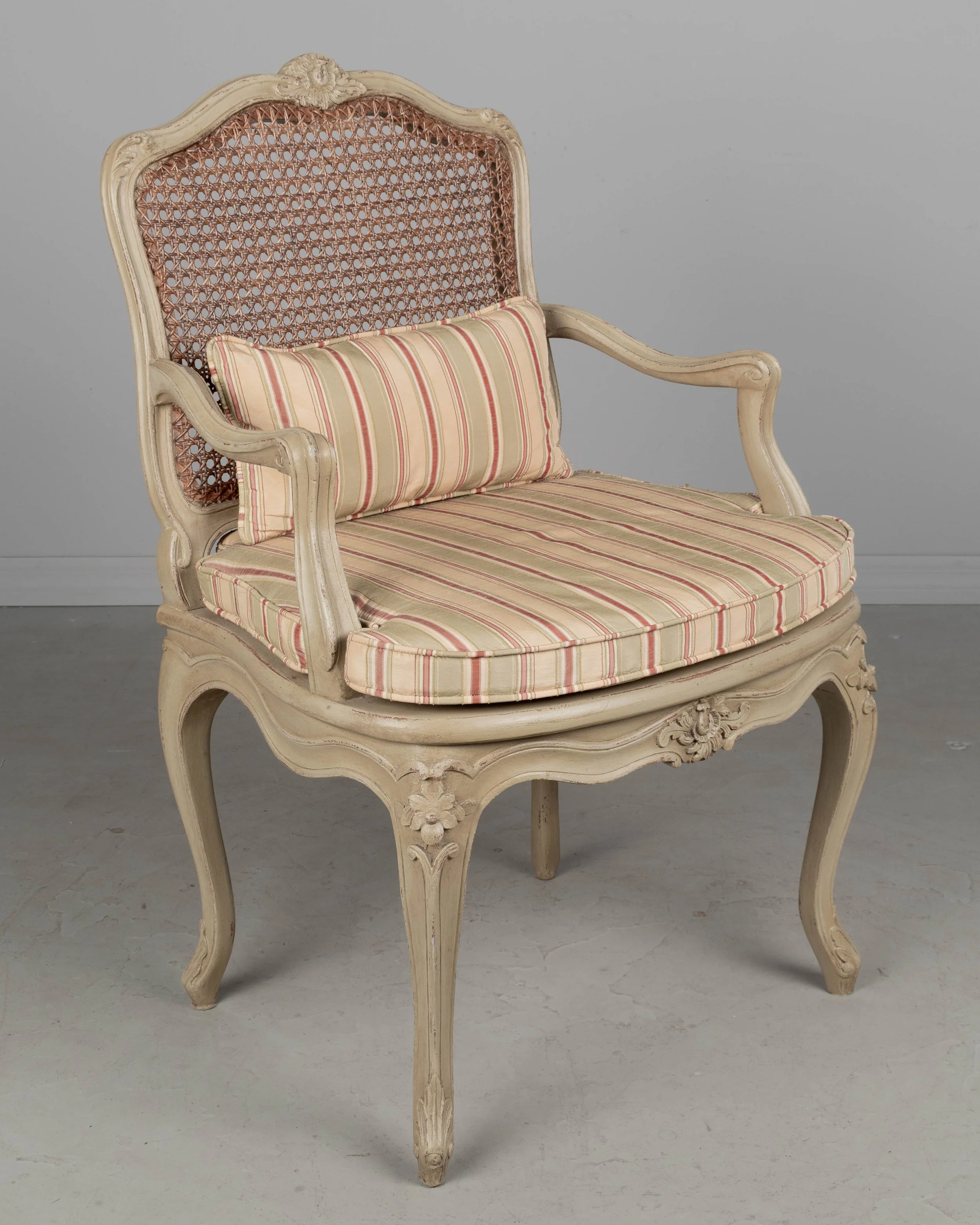 Louis XV Style French Fauteuil or Arm Chair