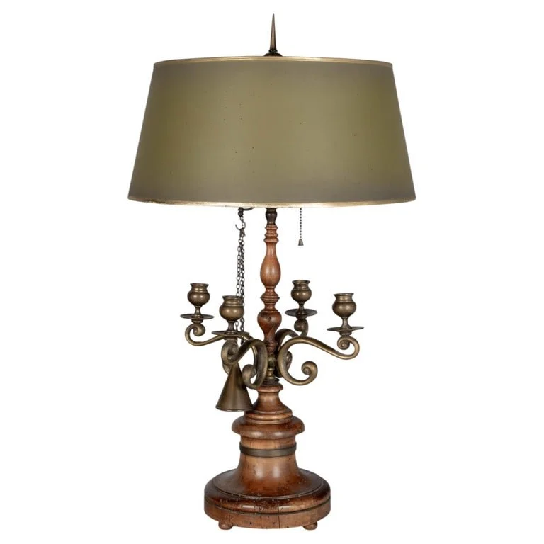Vintage Italian Bouillotte Lamp by Chapman