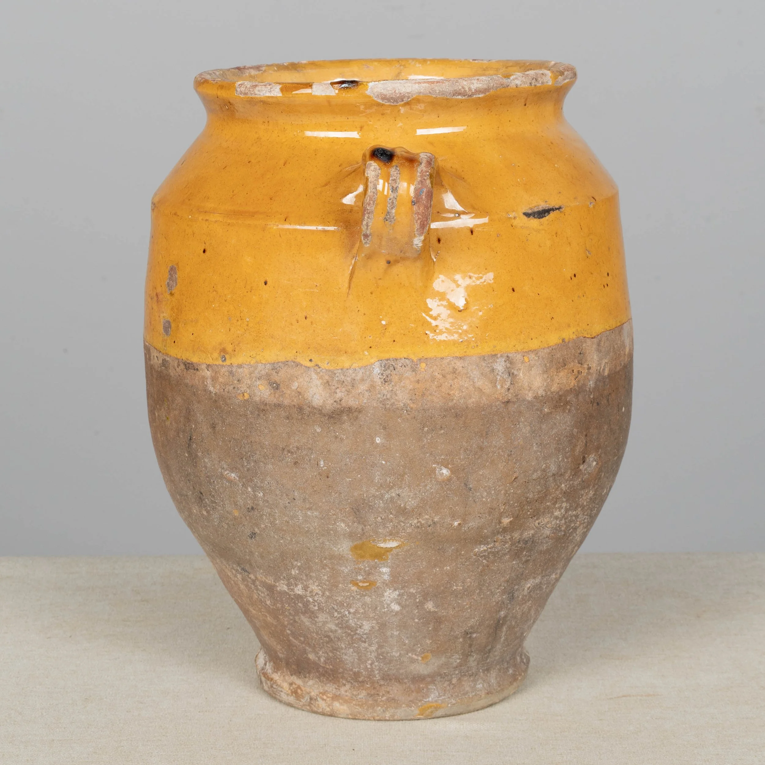 French Terracotta Vase or Pot à Confit