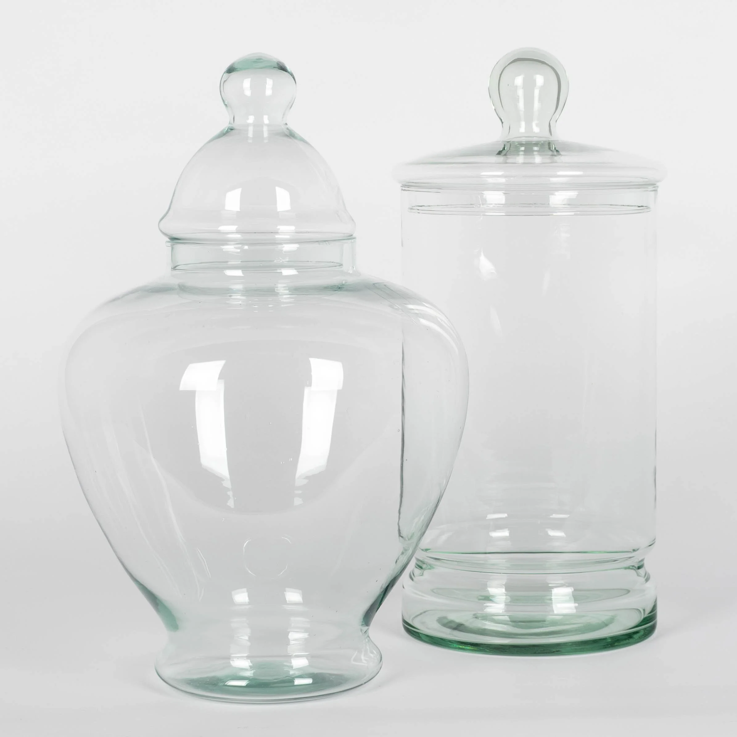 Vintage French Glass Apothecary Jar