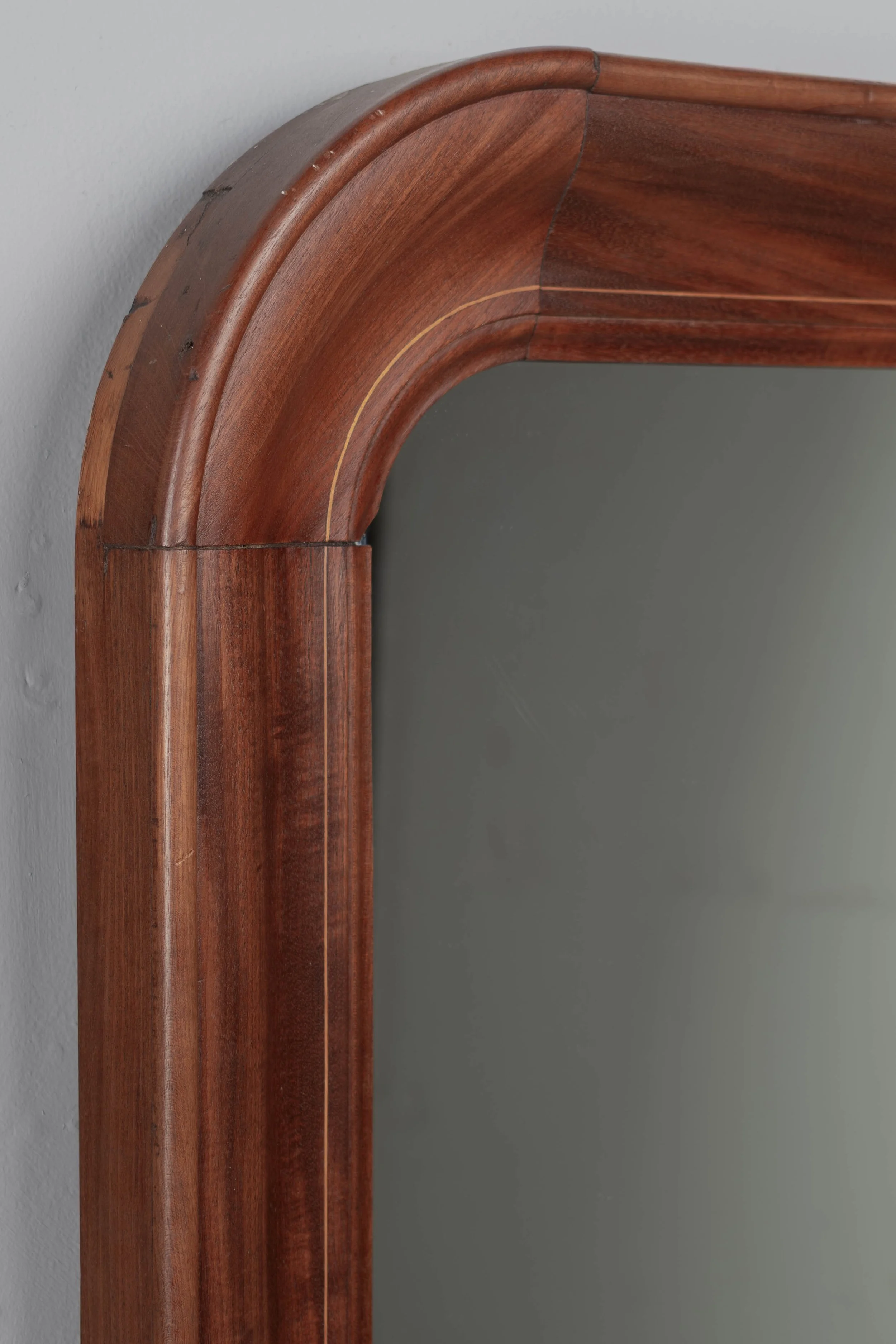 French Louis Philippe Style Mahogany Mirror