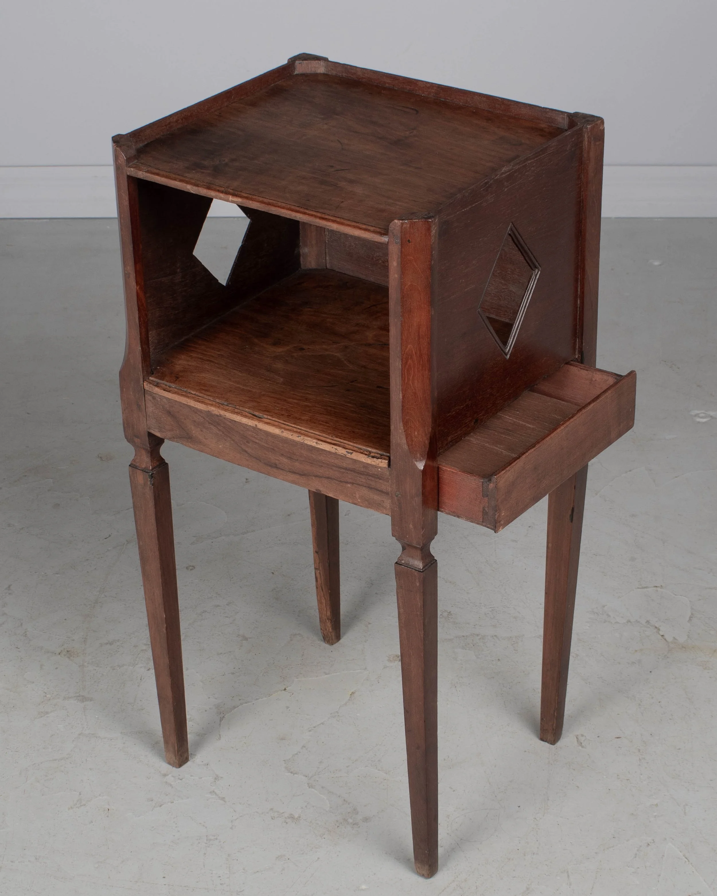 French Country Mahogany Side Table