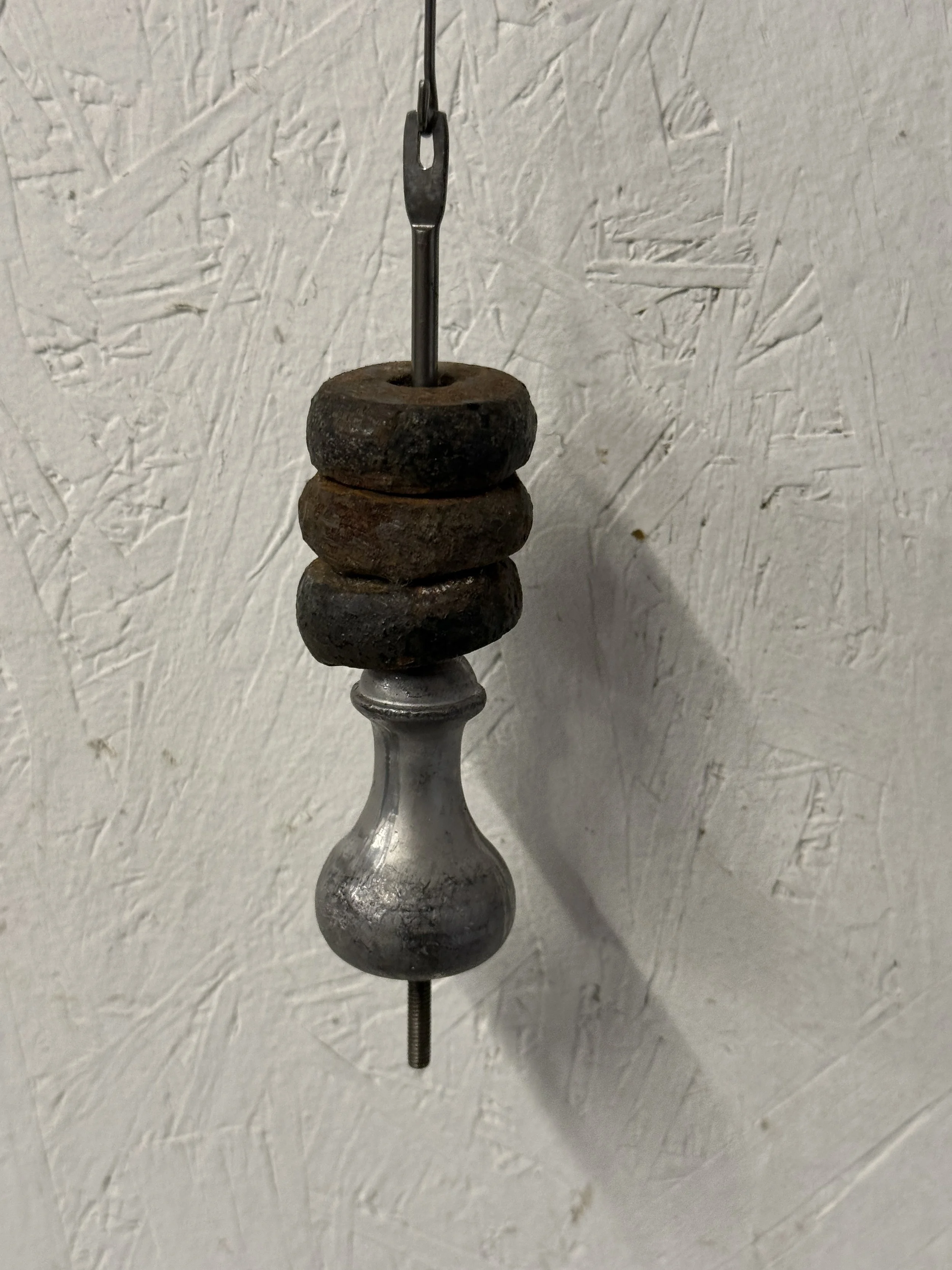 19th c. French Morbier Clock or Tall Case Movement