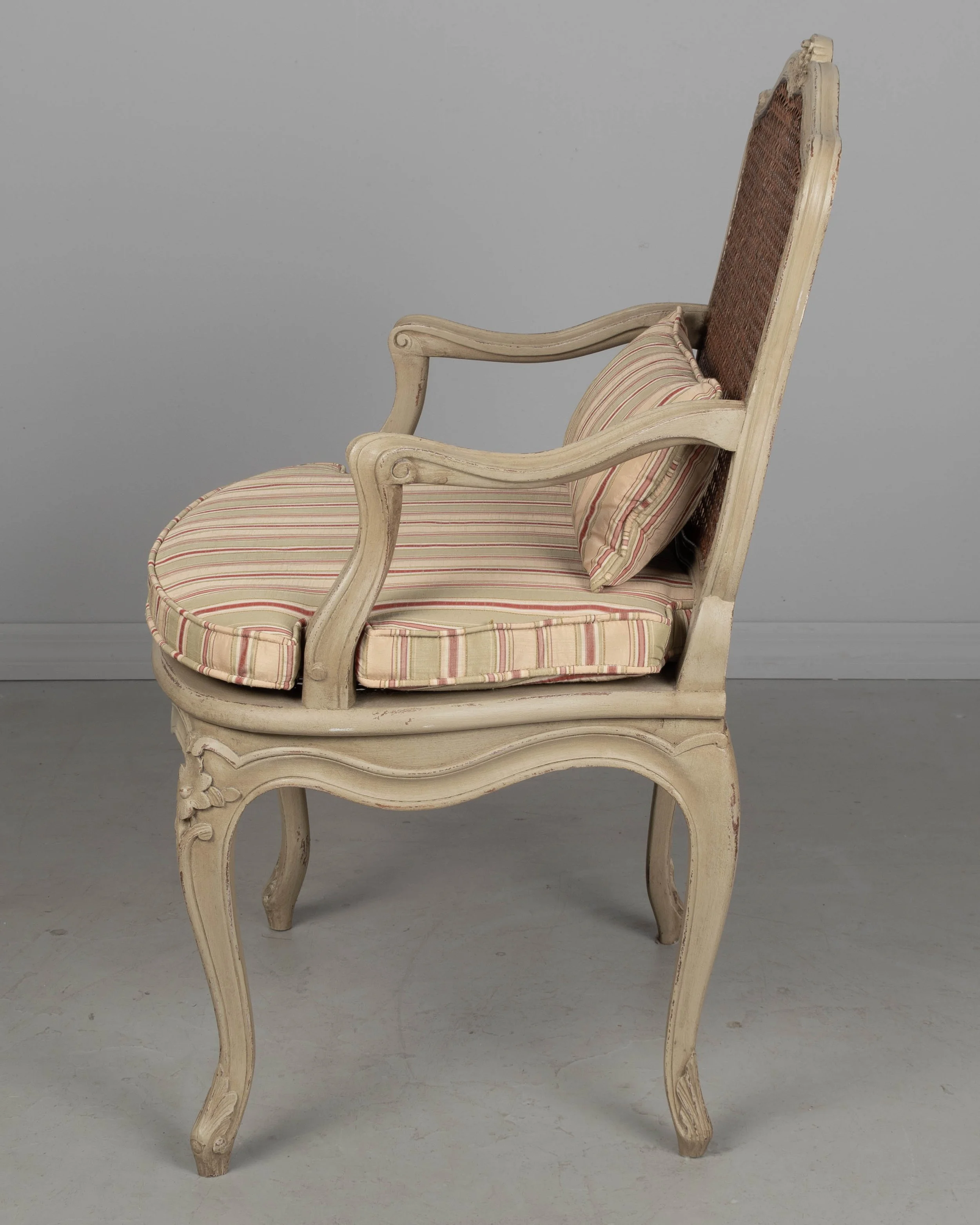 Louis XV Style French Fauteuil or Arm Chair