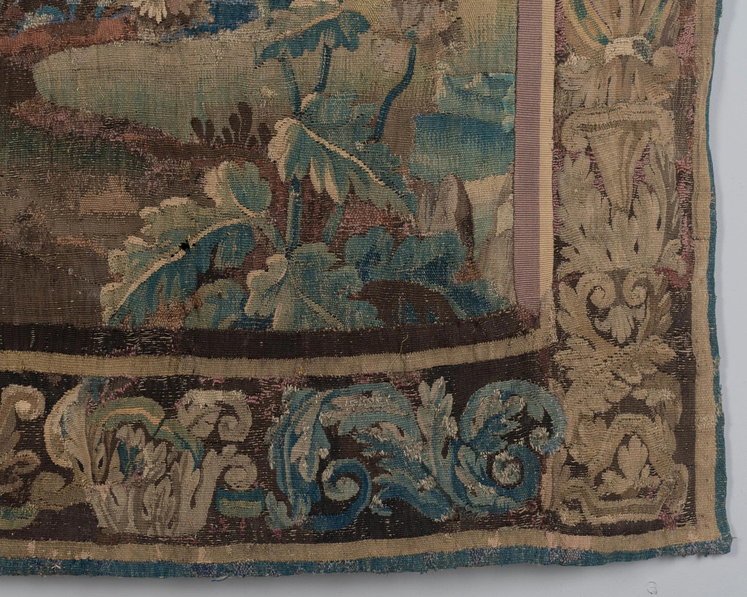 18th Century French Aubusson Verdure Tapestry