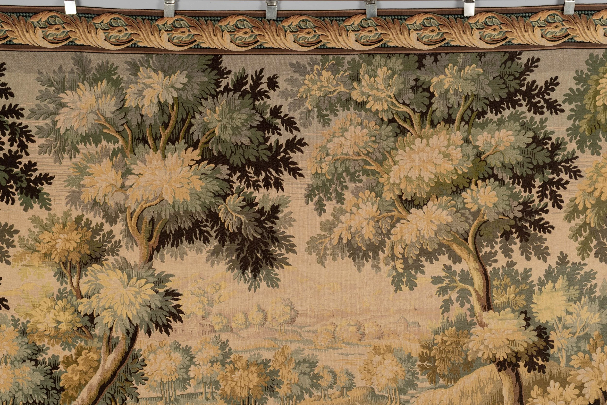 19th Century French Aubusson Verdure Tapestry