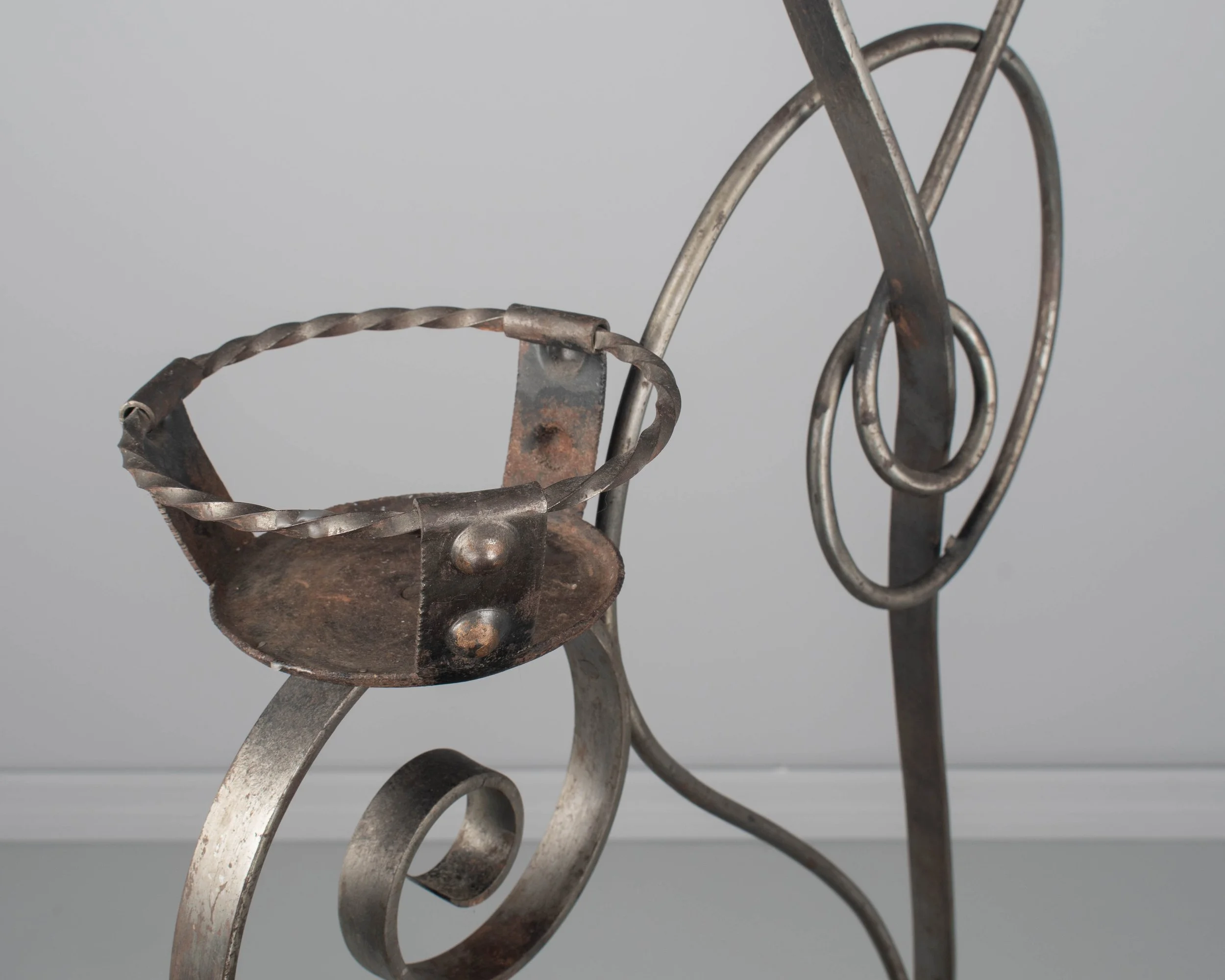 Pair of French Wrought Iron Plant Stands
