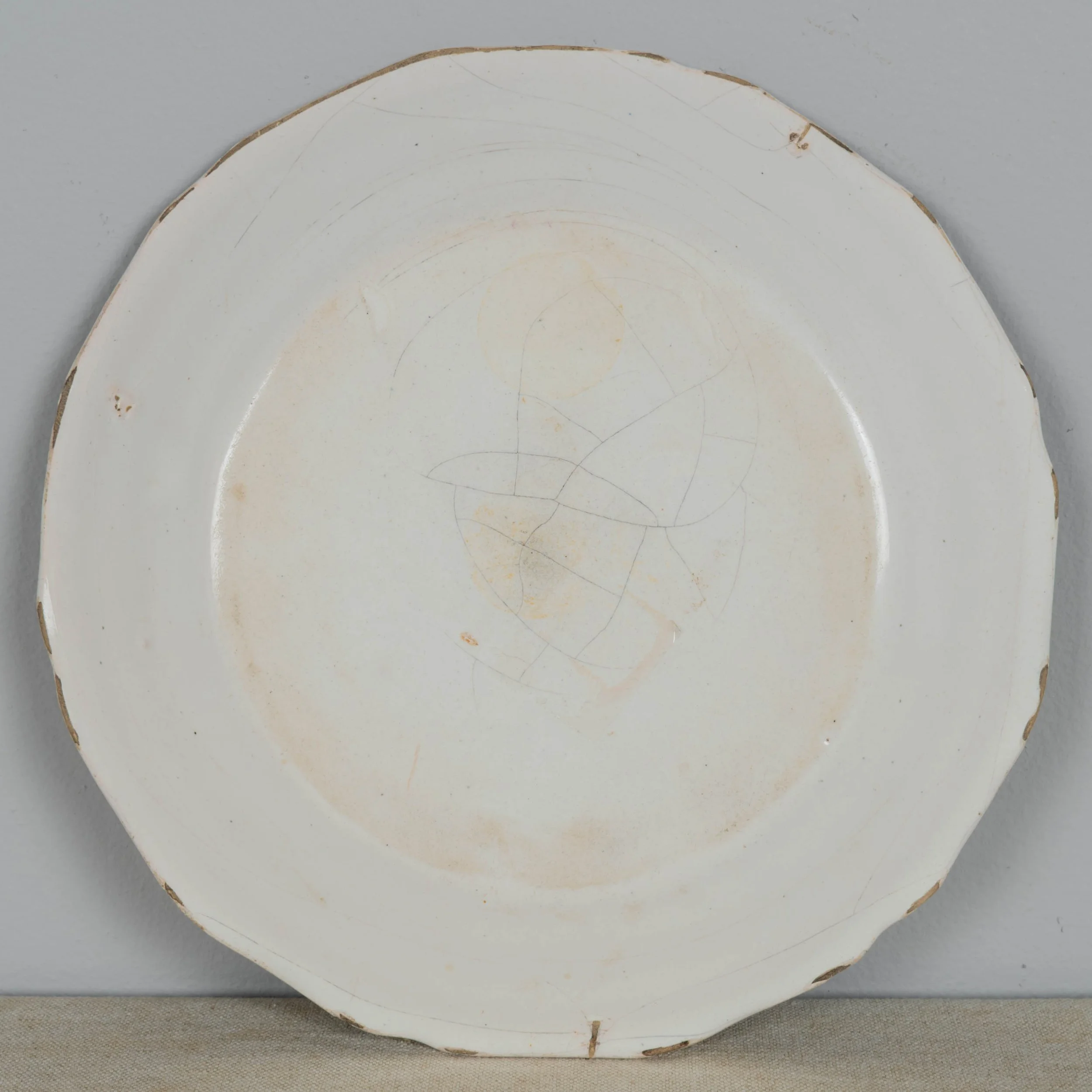 18th Century French Revolution Faience Plate