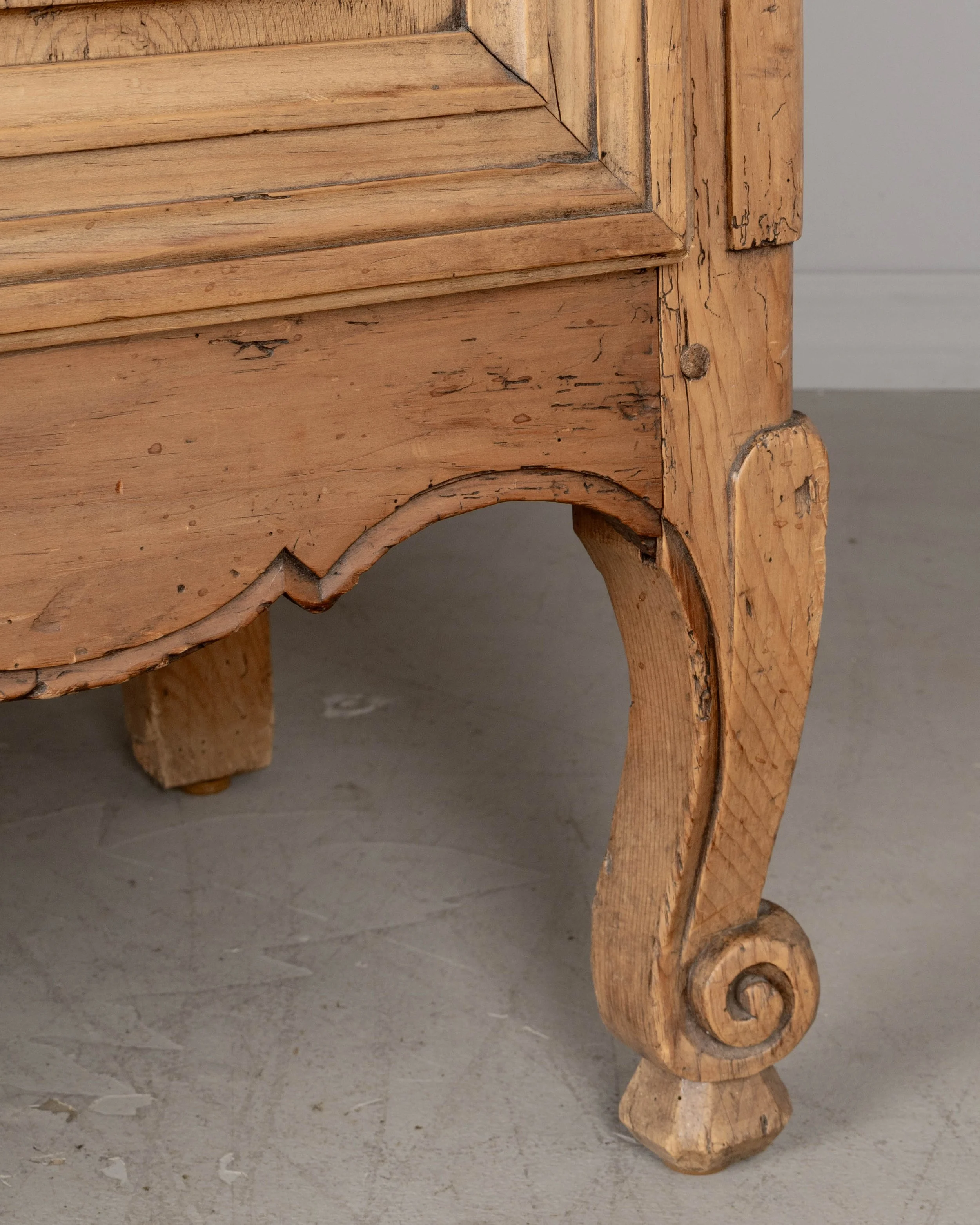 -A 19th century Louis XV French Armoire Cauchoise from Caux in Normandy.