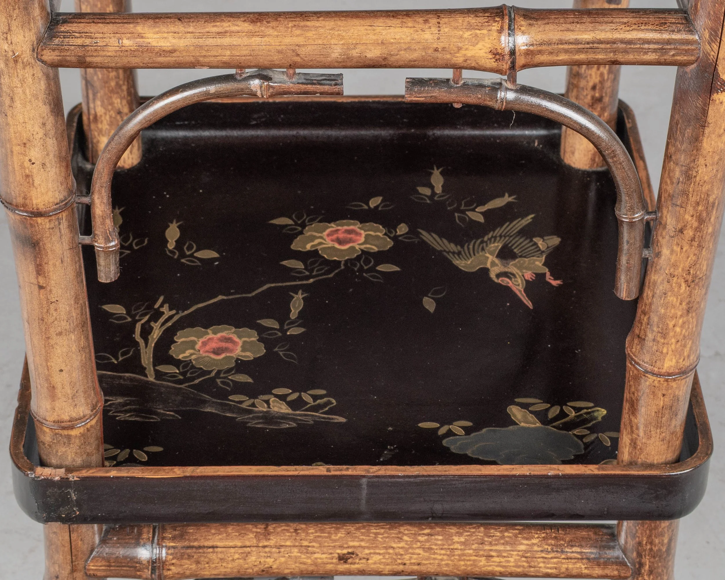 French Japonisme Bamboo Side Table