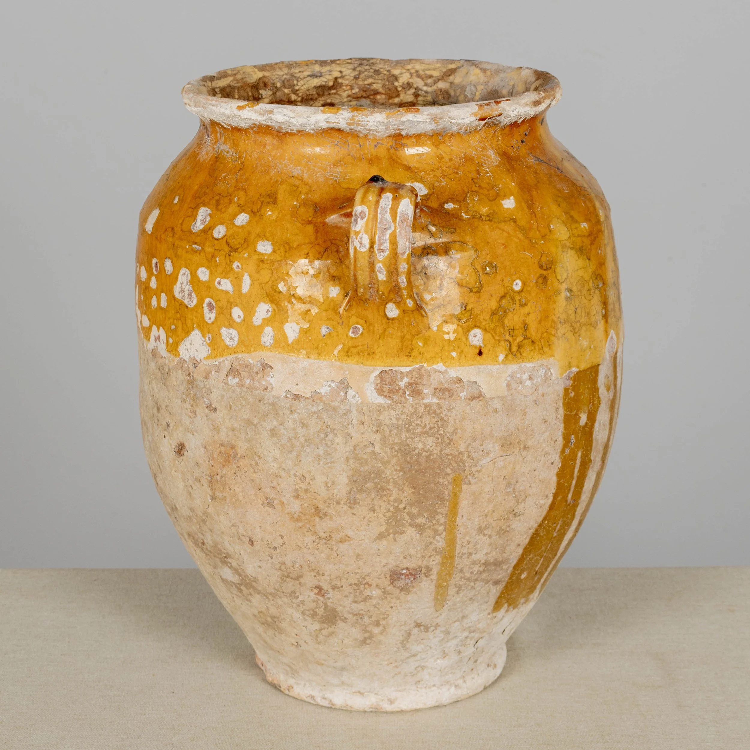 19th Century French Terracotta Pot à Confit 13.5"High
