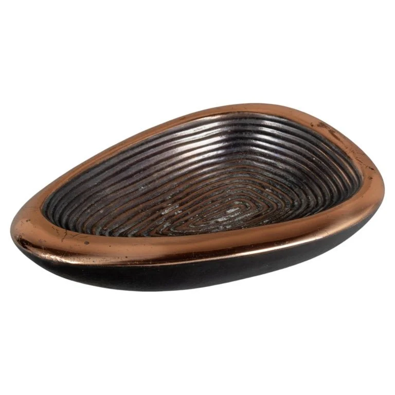 Ben Seibel Copper Jenfred-ware Thumbprint Bowl