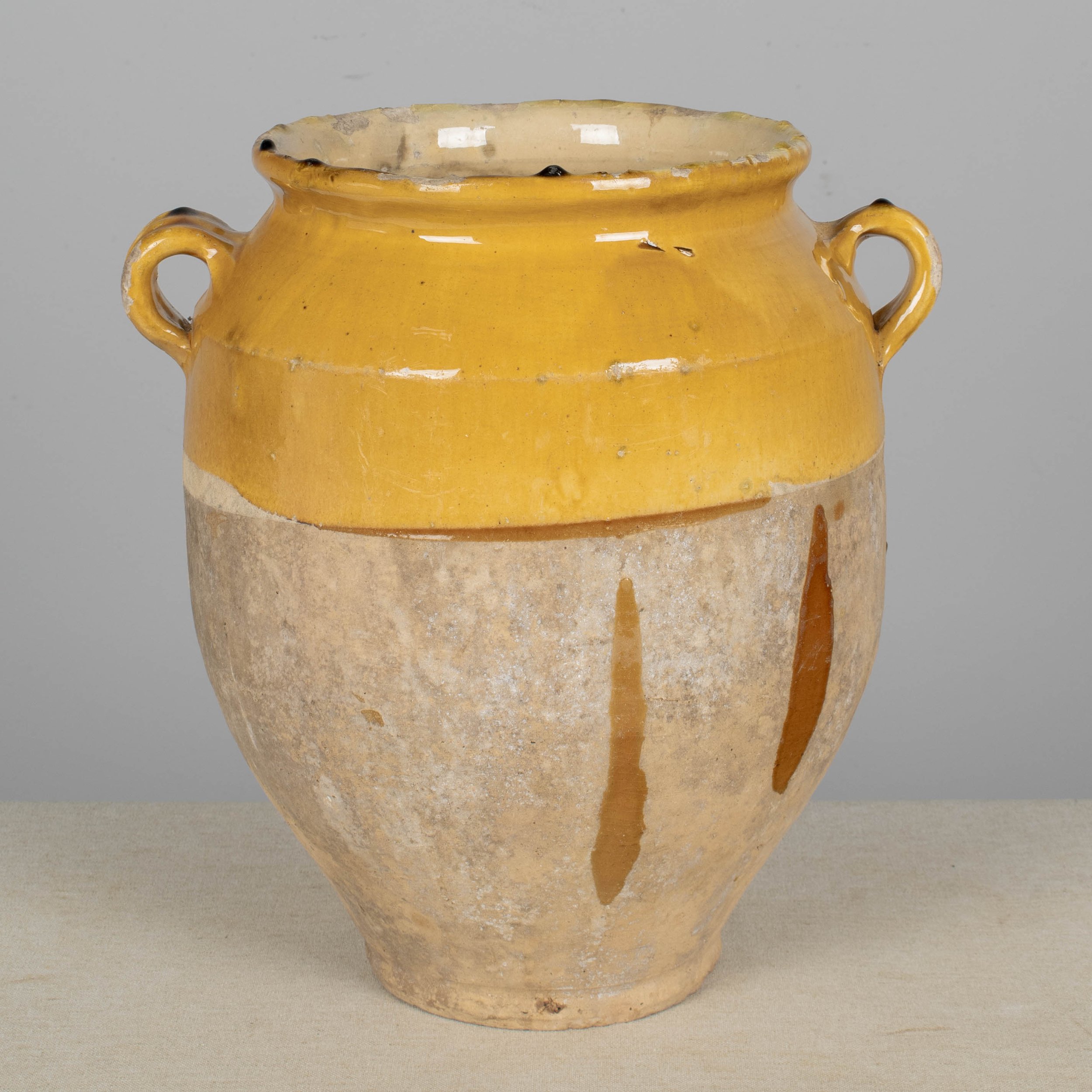 French Terracotta Vase or Pot à Confit