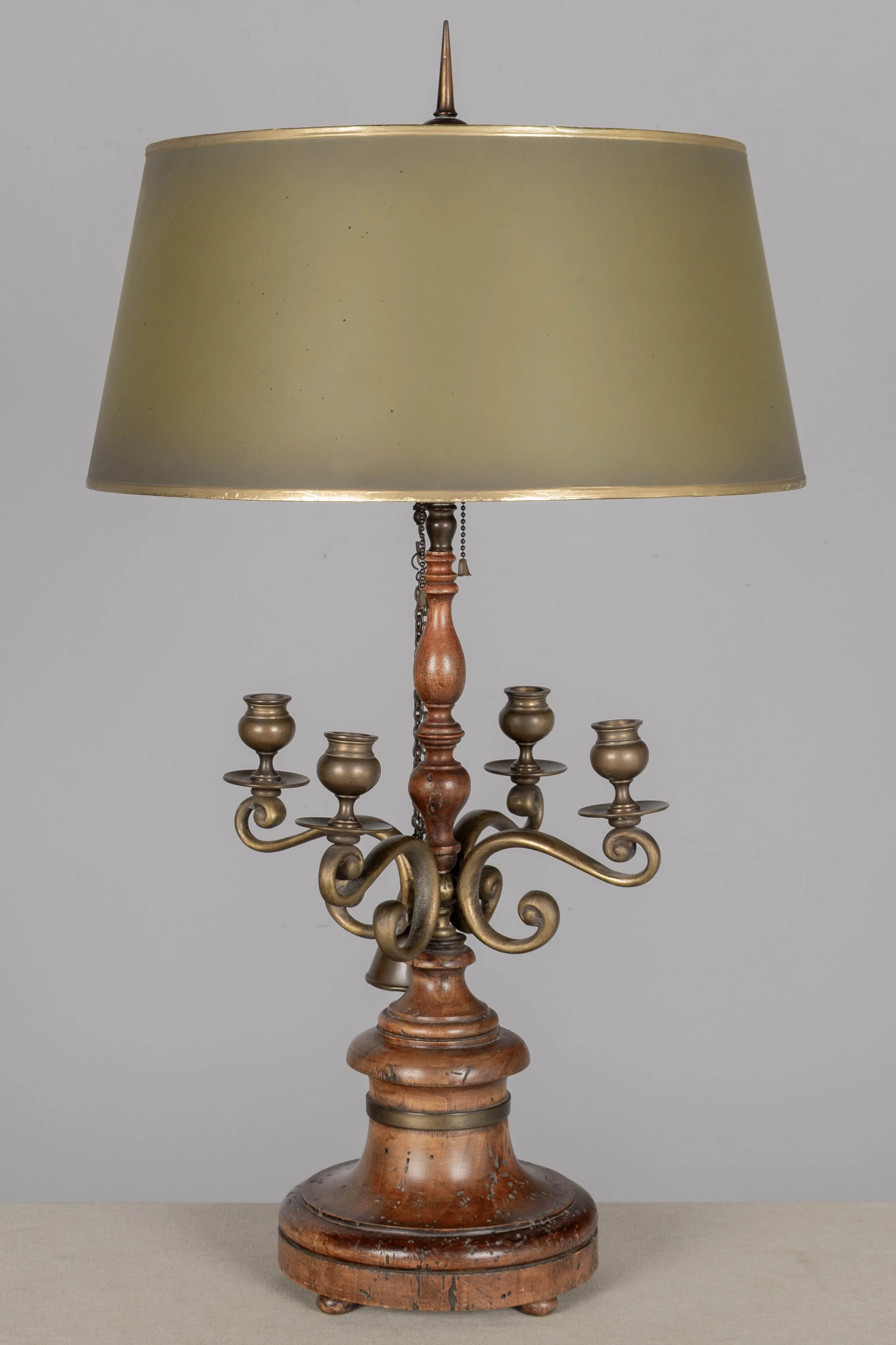 Vintage Italian Bouillotte Lamp by Chapman