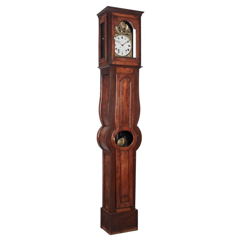 19th Century French Tall Case Clock or Horloge de Parquet
