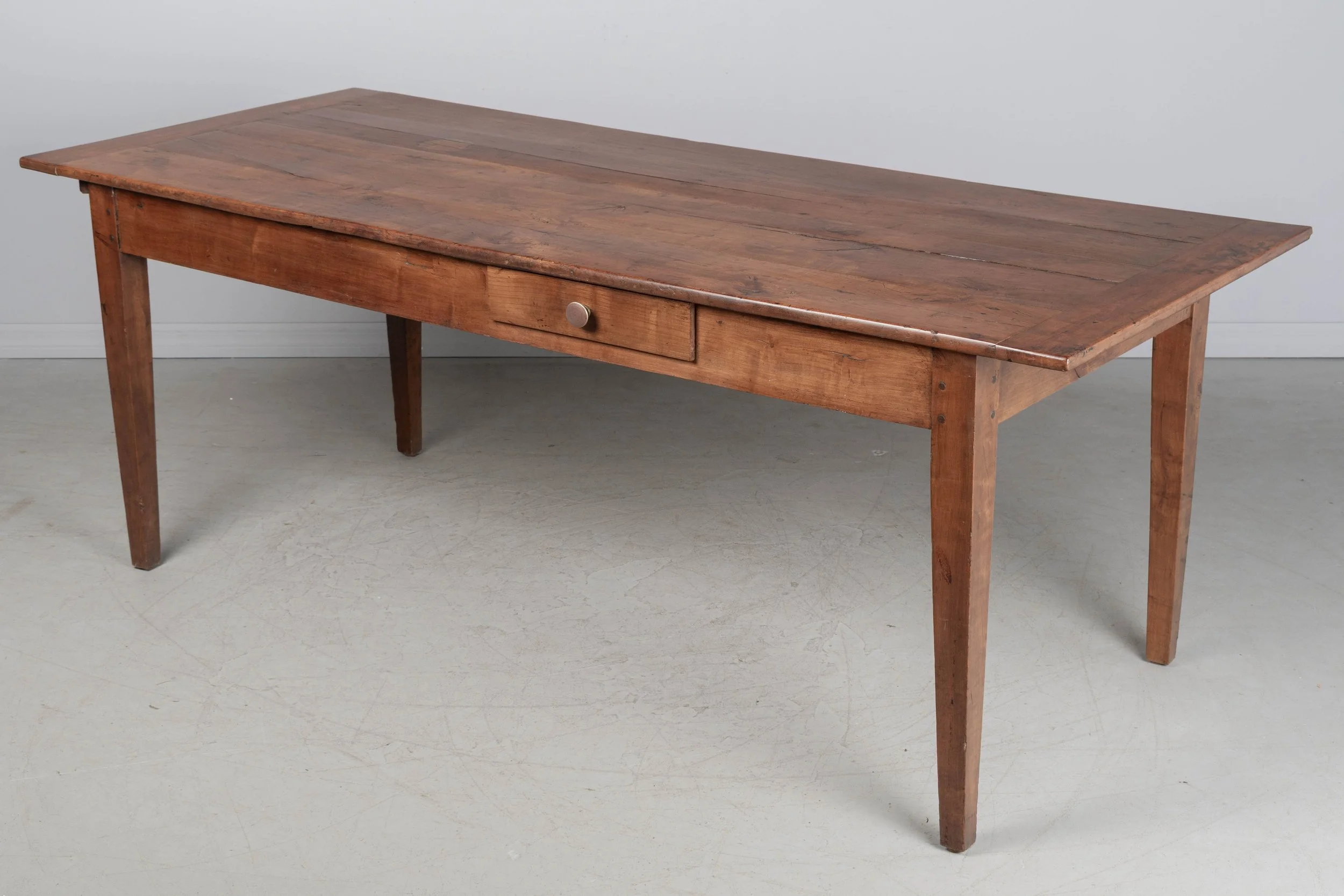 Early 20th c. Country French Cherry Farm Table