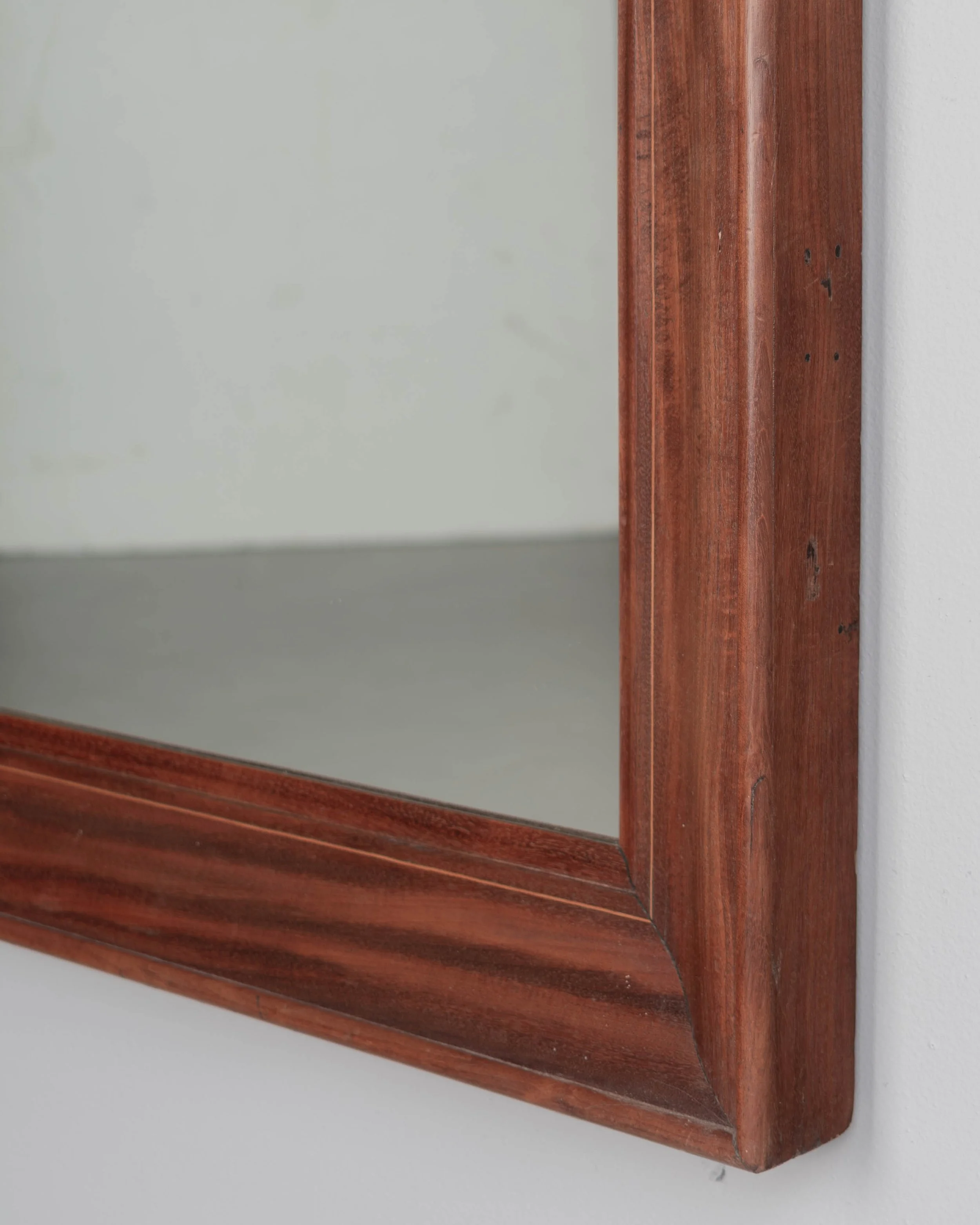 French Louis Philippe Style Mahogany Mirror