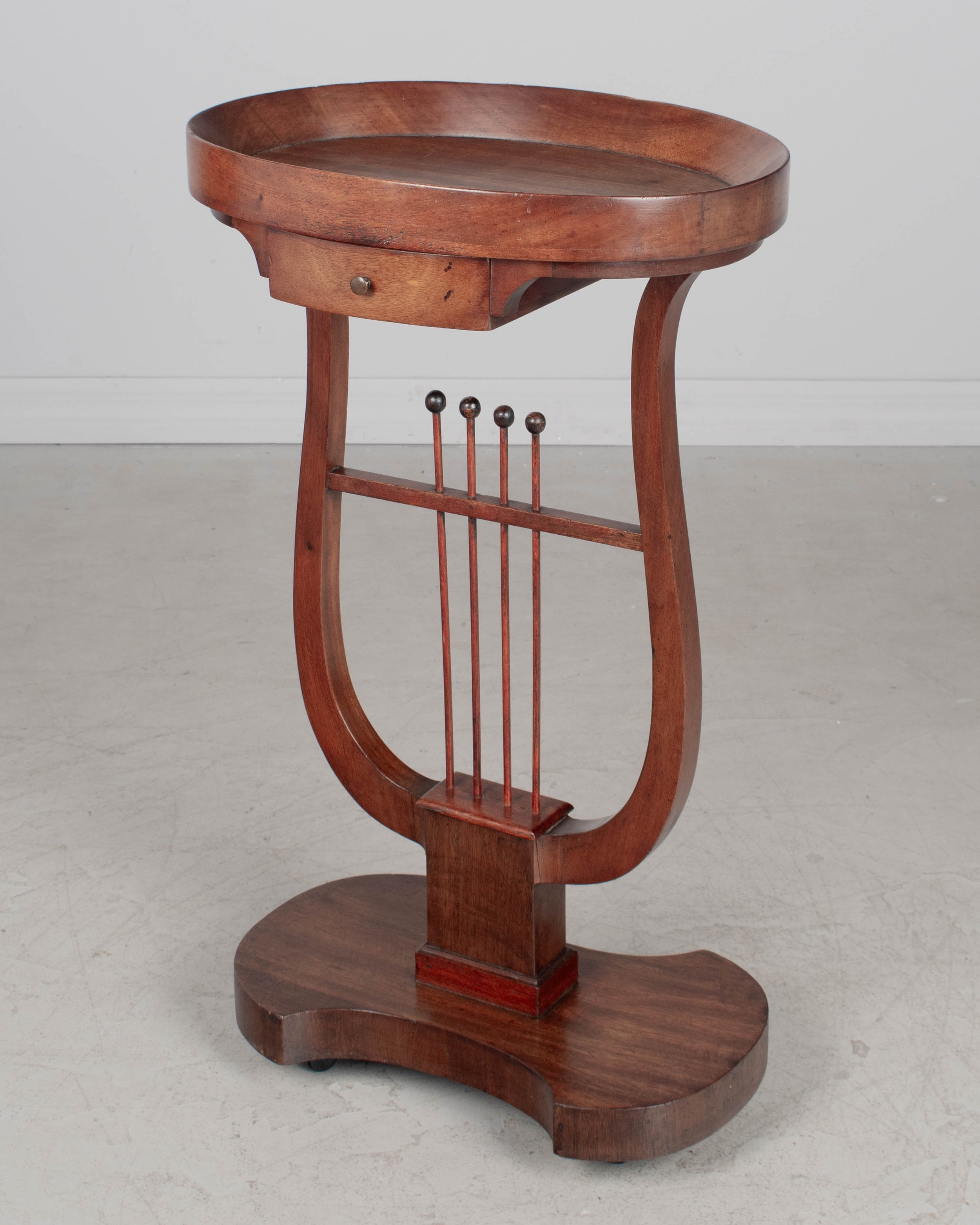 French Charles X Style Gueridon Accent Table