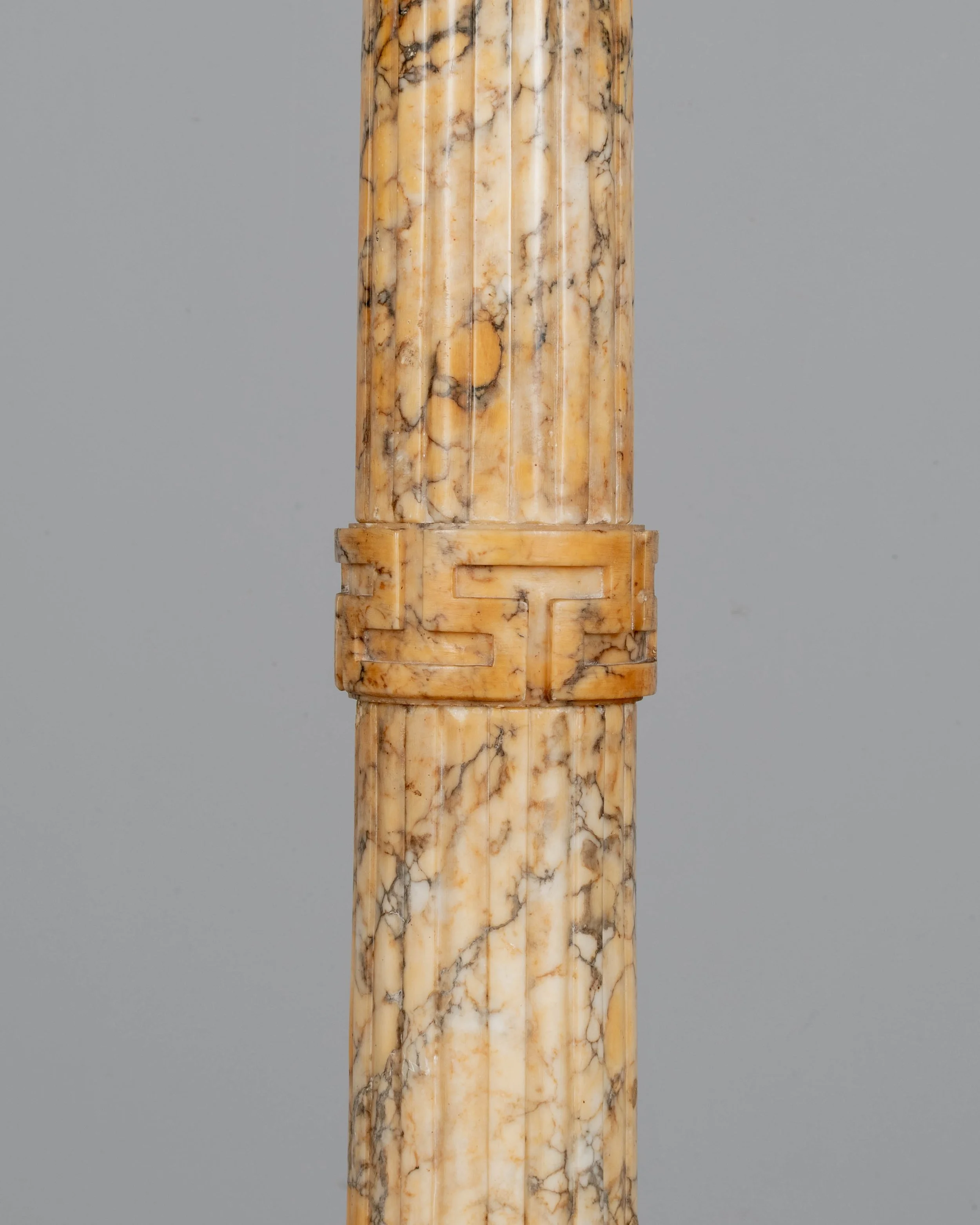 An early 20th century Italian Neoclassical style column pedestal,