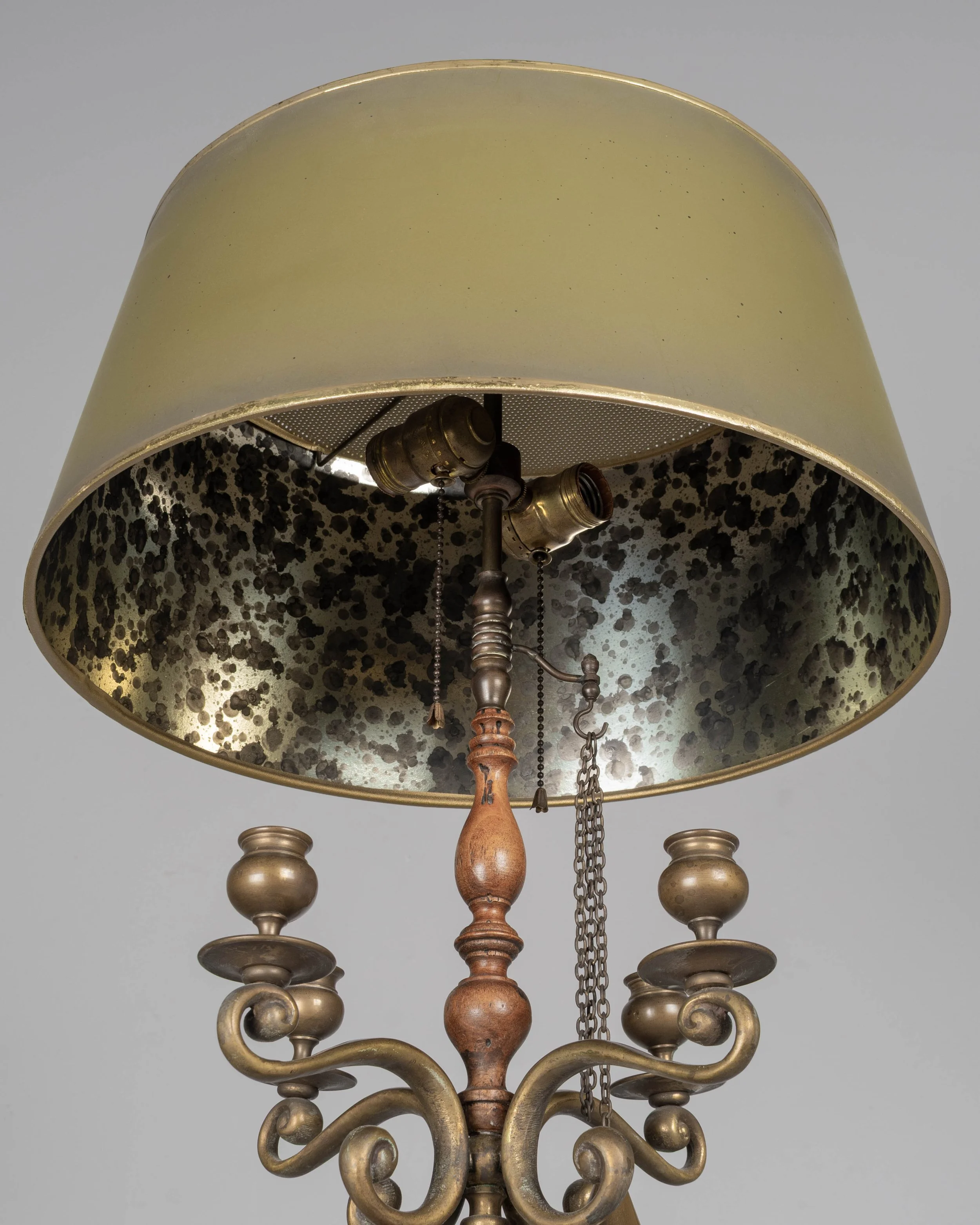 Vintage Italian Bouillotte Lamp by Chapman