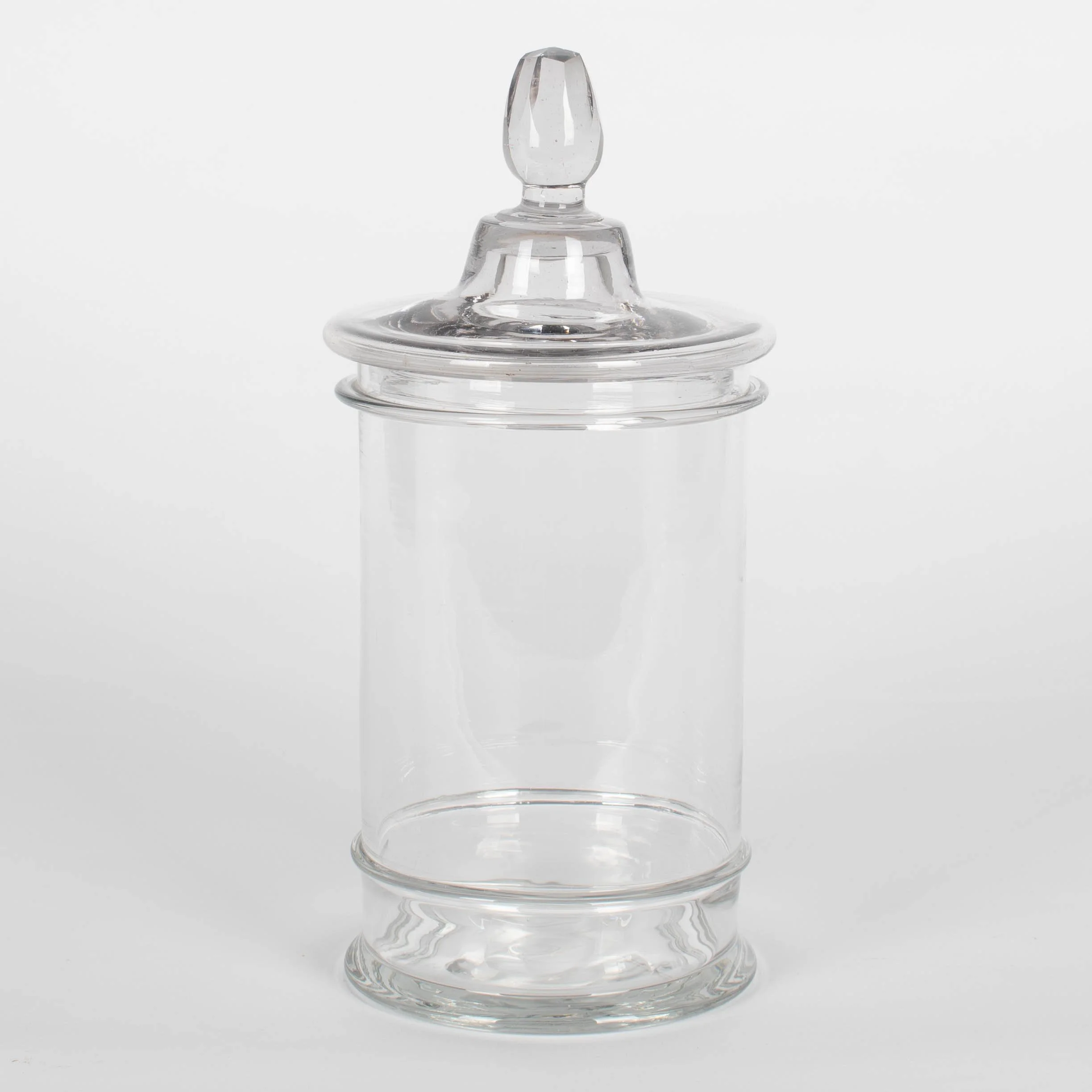 French Glass Apothecary Jars or Canisters