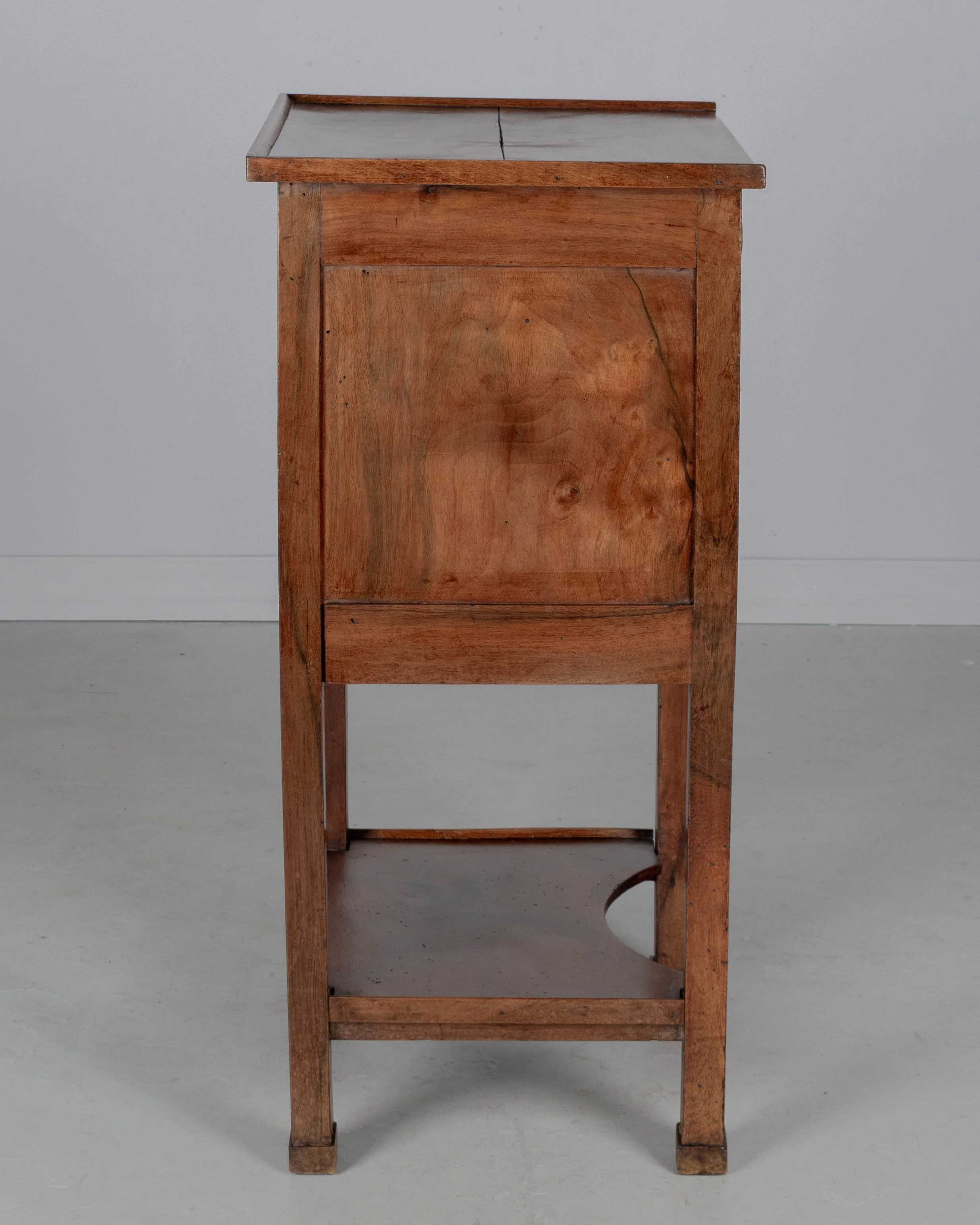 19th Century French Empire Walnut Side Table
