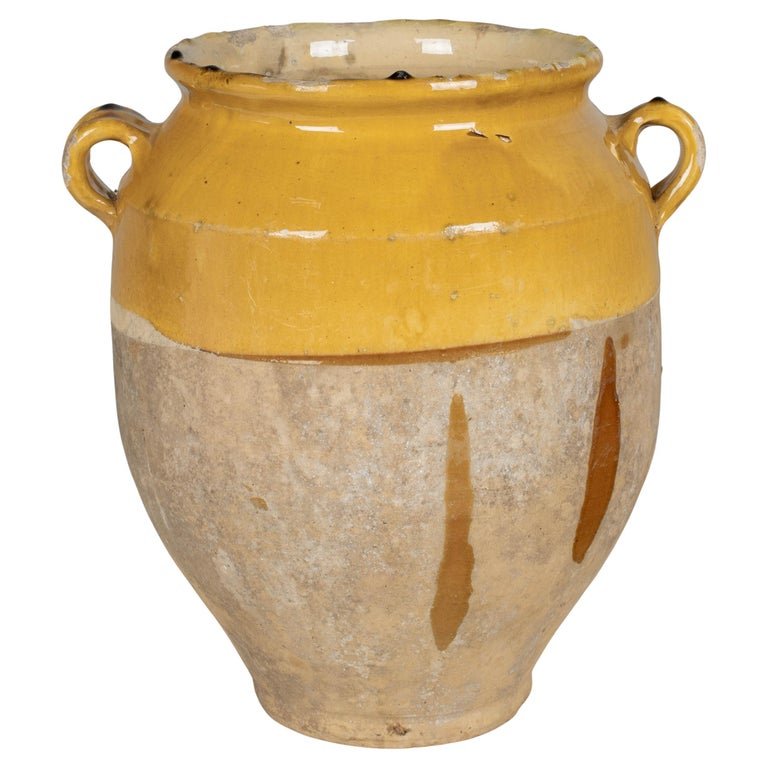 French Terracotta Vase or Pot à Confit