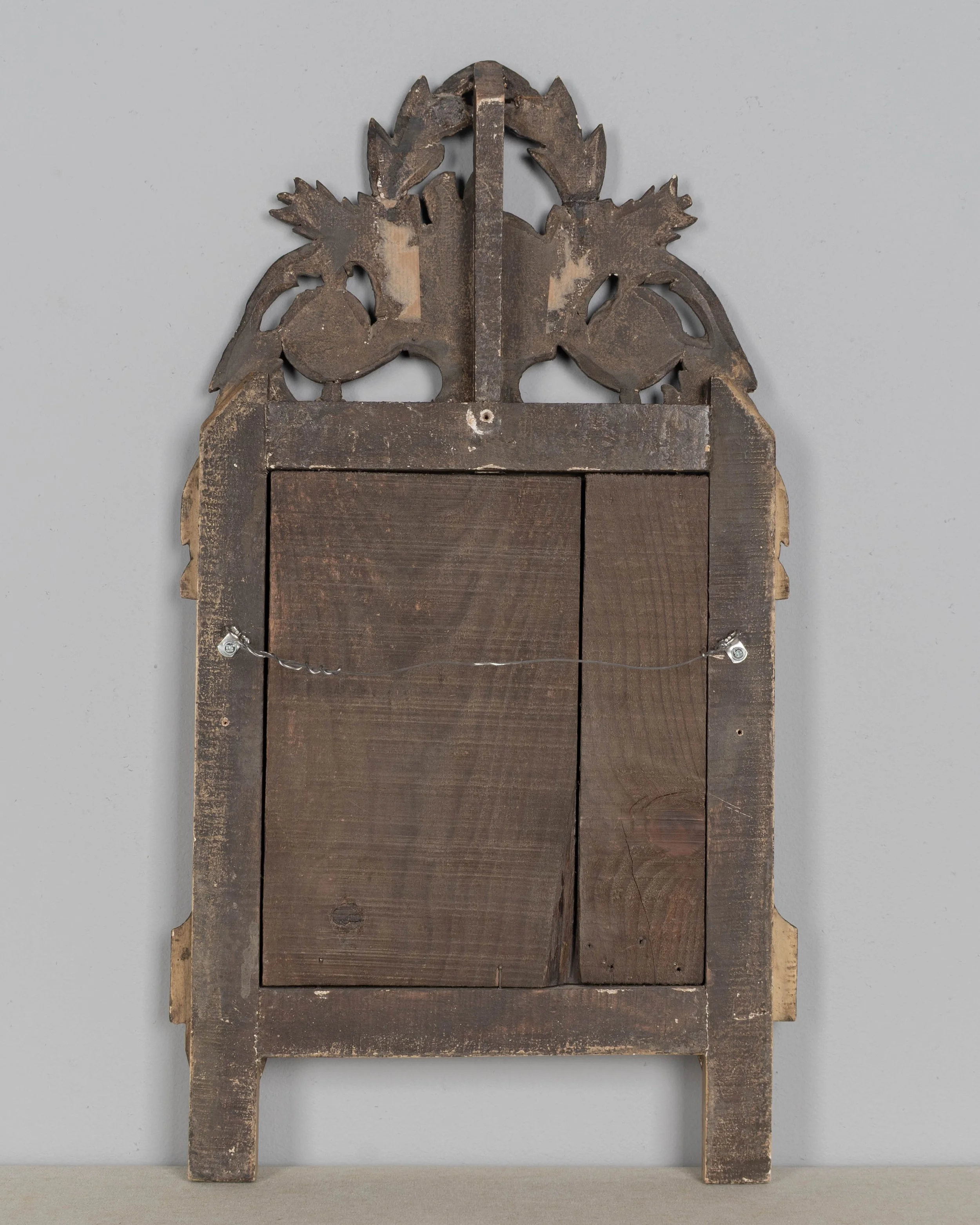 French Louis XVI Giltwood Bridal Mirror