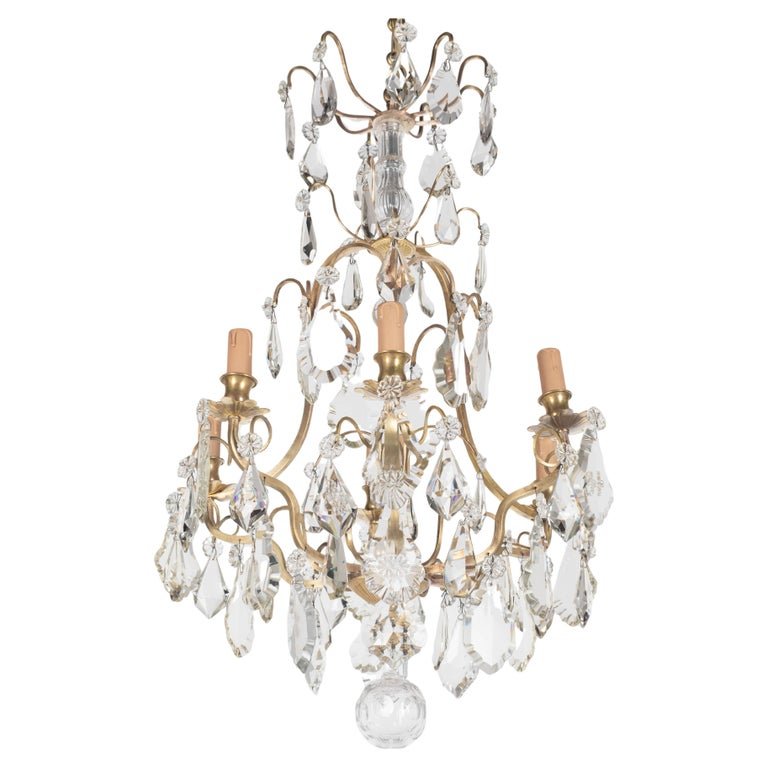 French Louis XV Style Crystal Chandelier