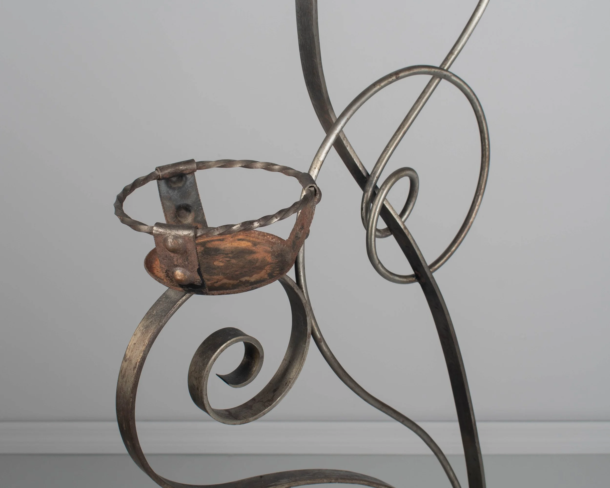 Pair of French Wrought Iron Plant Stands