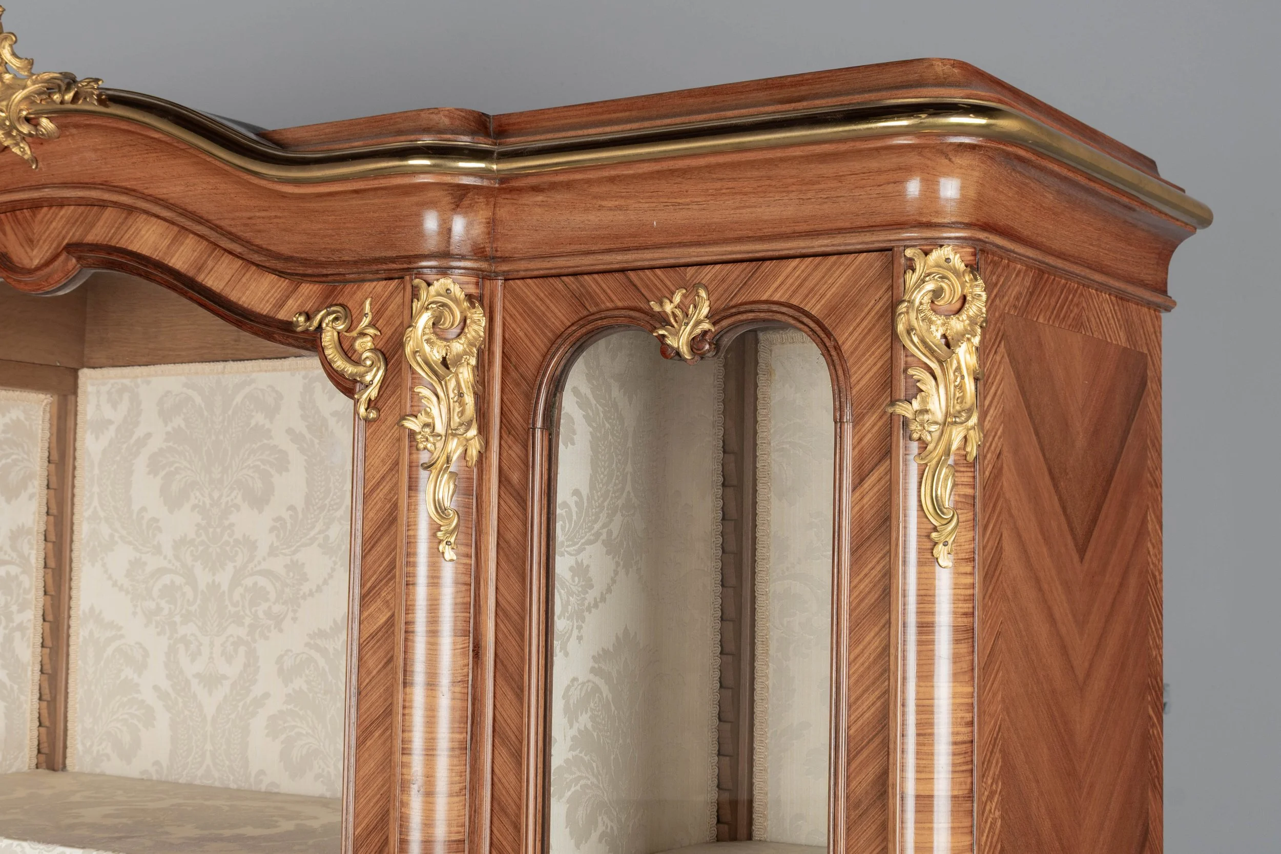 Louis XV Style French Bibliotheque or Cabinet by Schmit & Cie