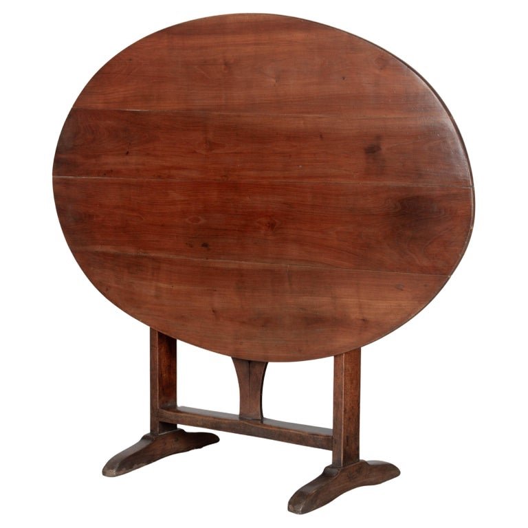 19th Century French Tilt-Top Wine Tasting Table