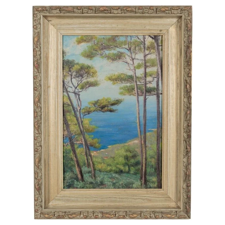 French Mid Century Côte d'Azur Painting