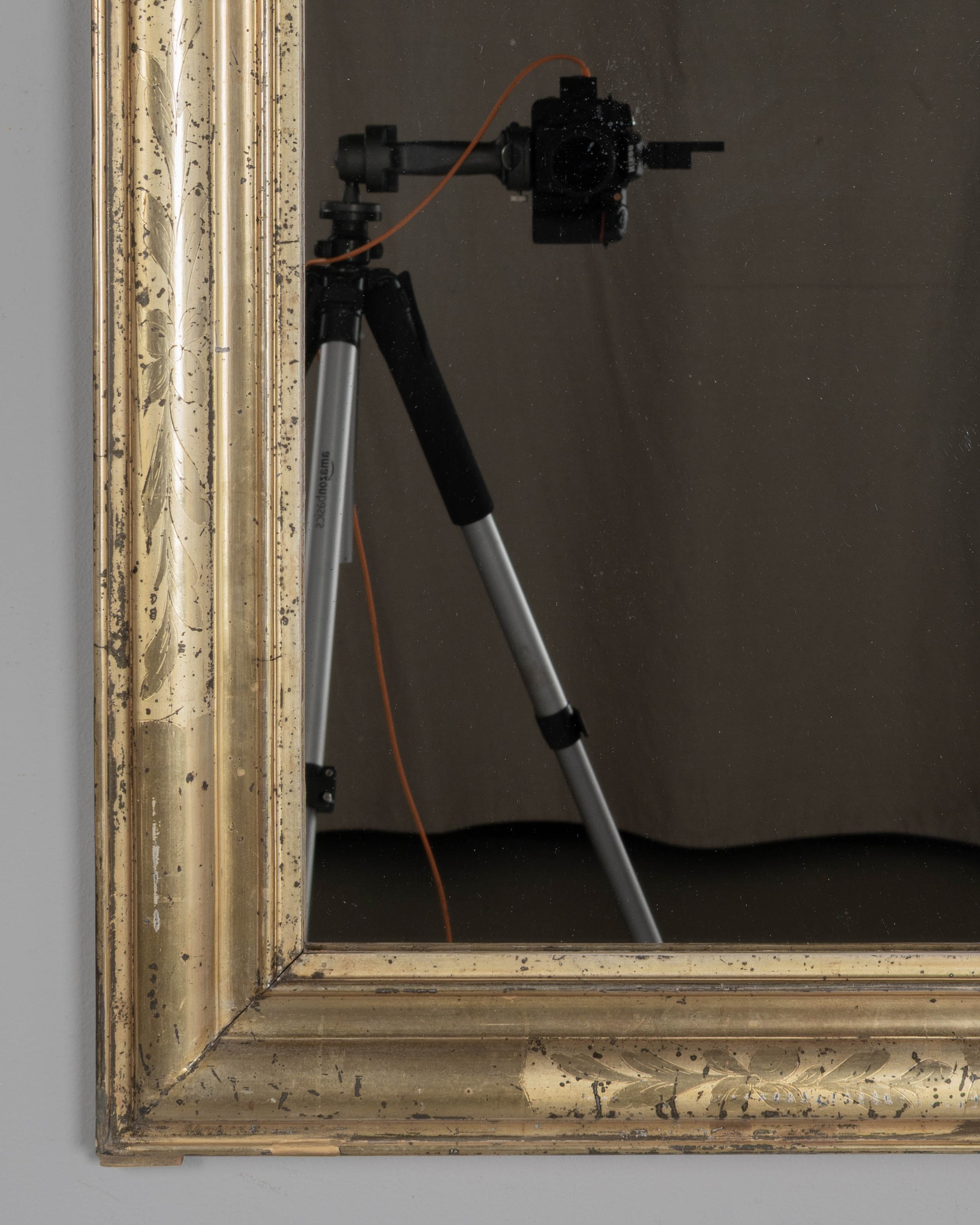 French Louis Philippe Style Gilded Mirror