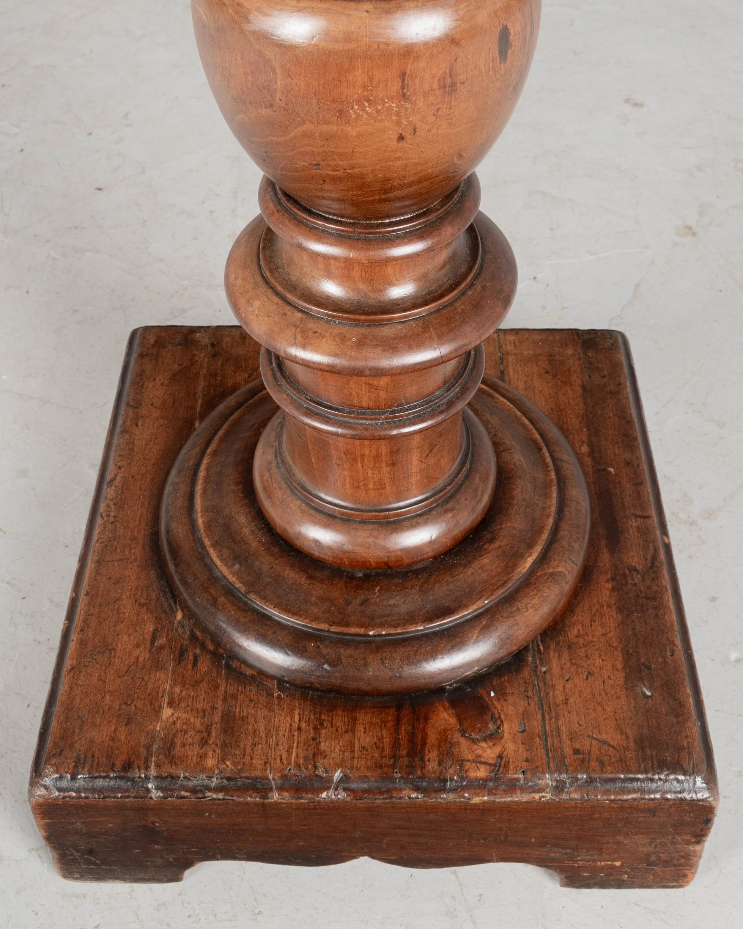 19th Century French Louis XIII Revival Barley Twist Column Pedestal
