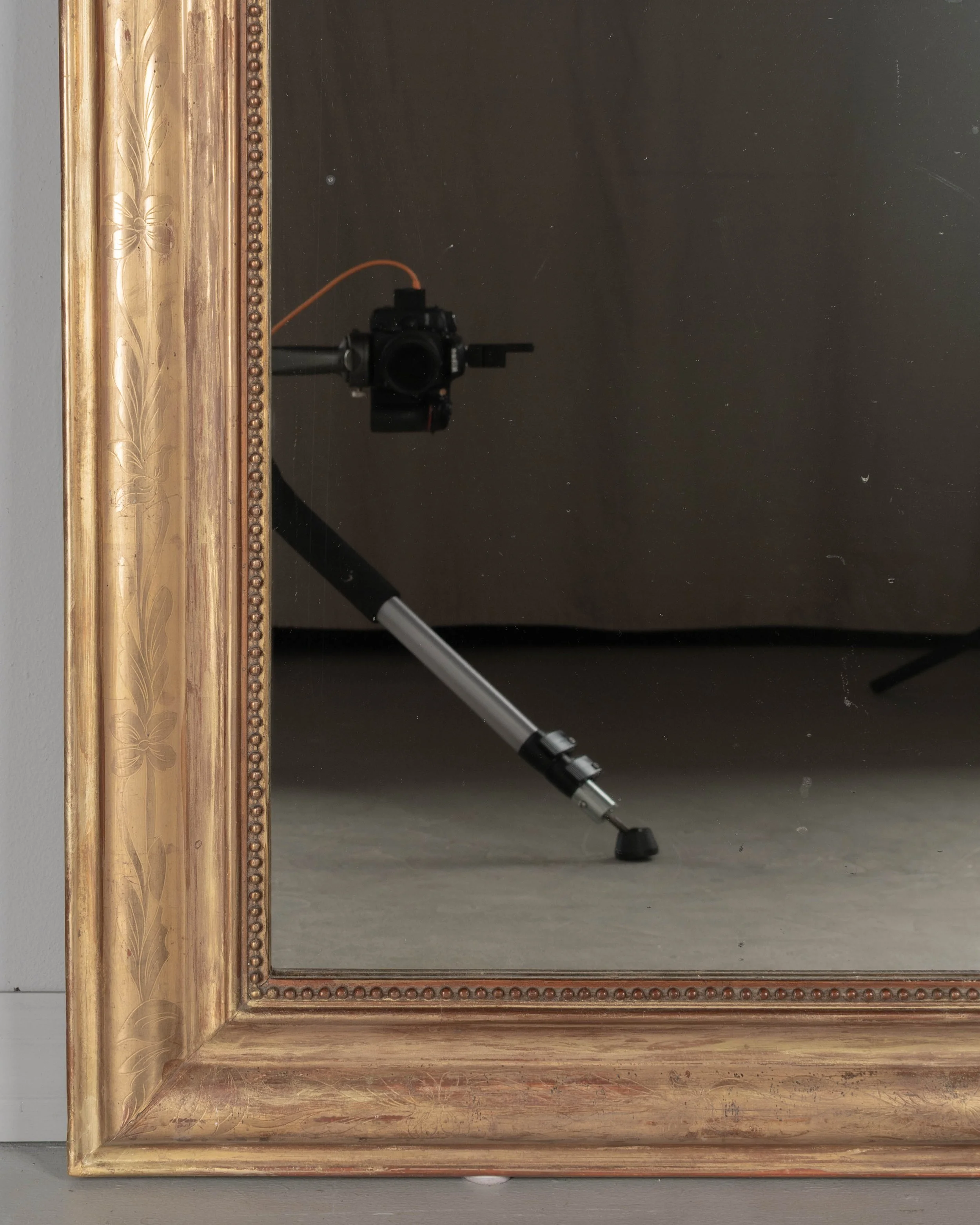 19th Century French Louis Philippe Style Gilded Mirror