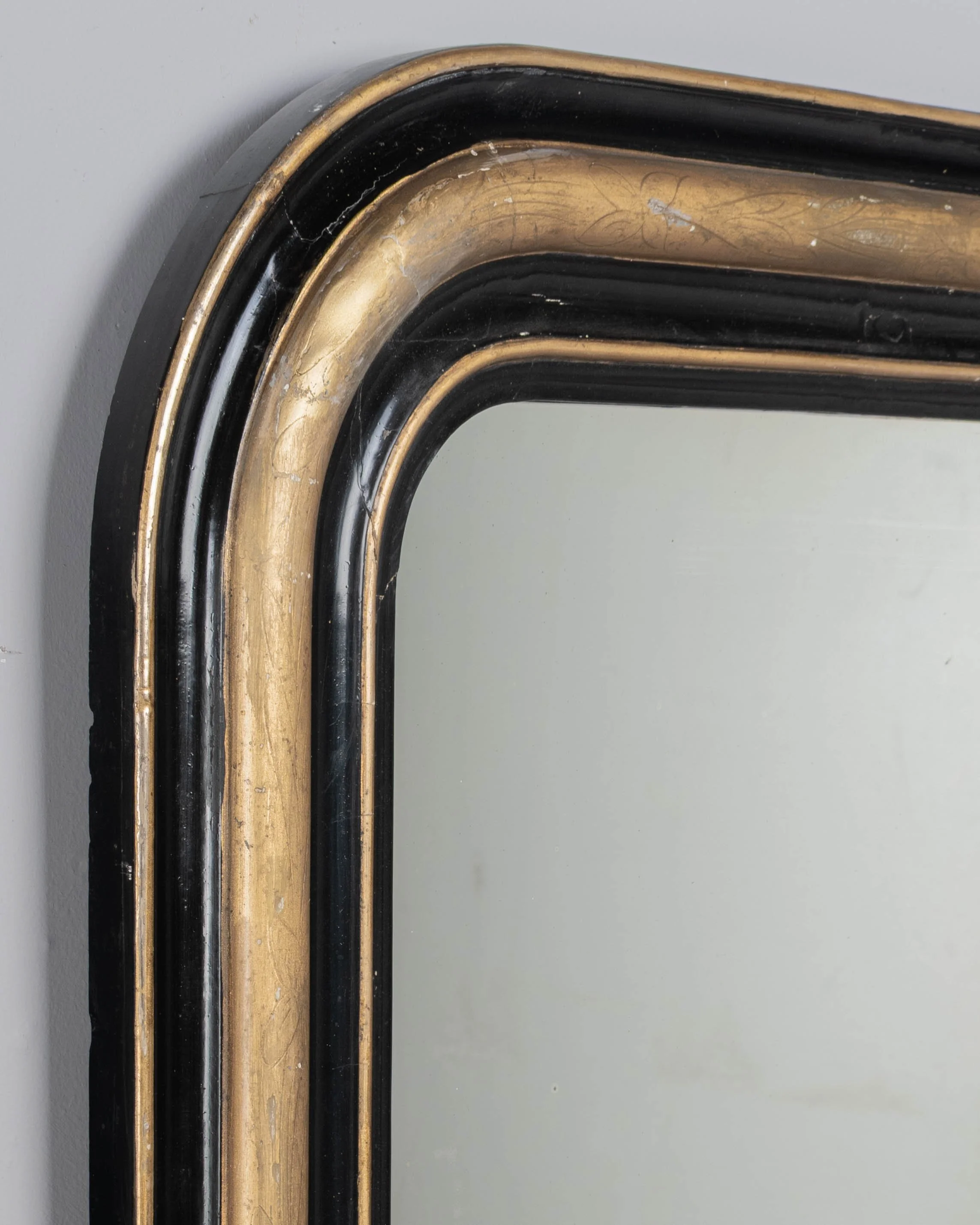 19th Century Louis Philippe French Gilded Mirror