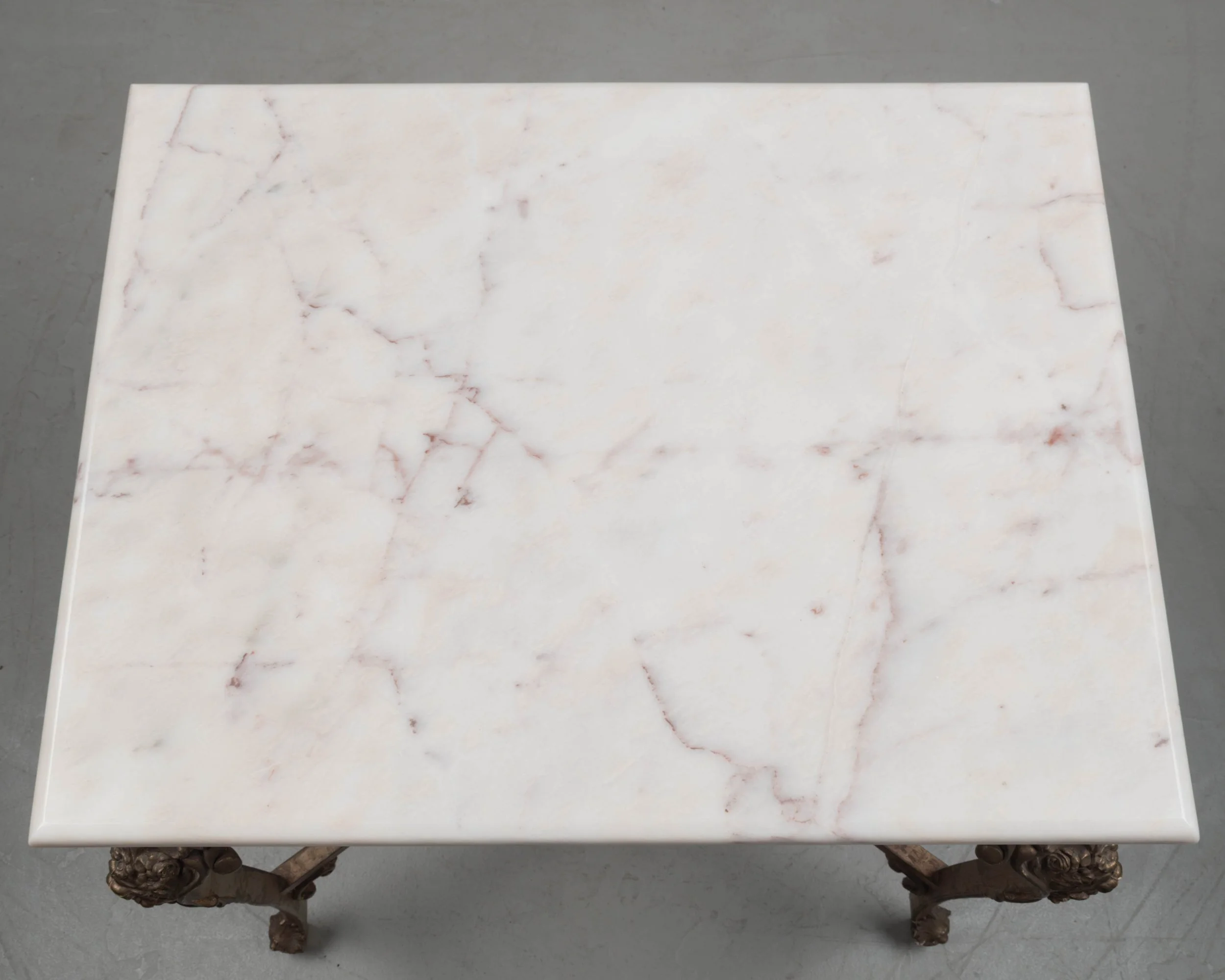 Louis XV Style French Onyx Top Table