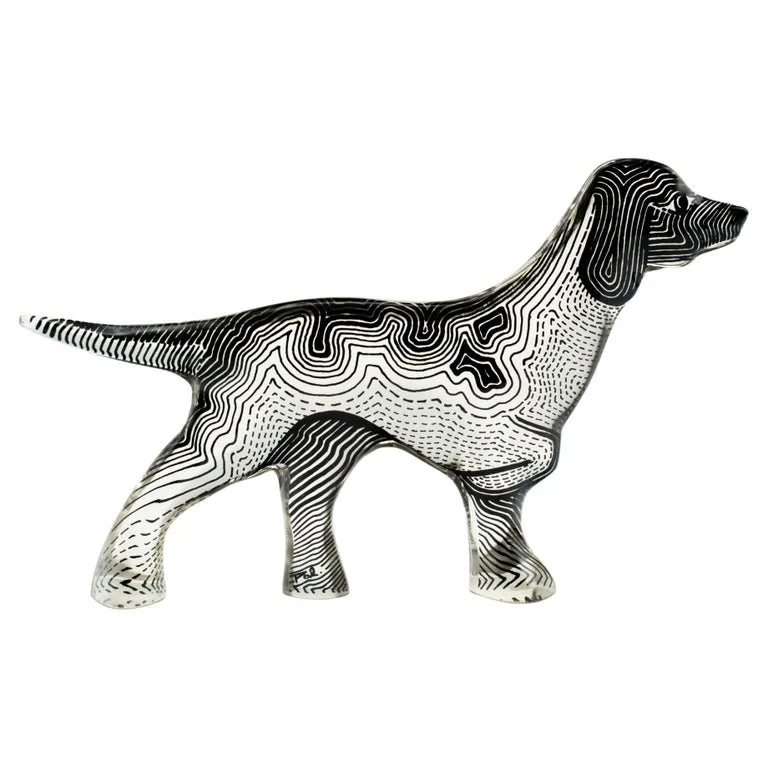Palatnik Op Art Lucite Dog