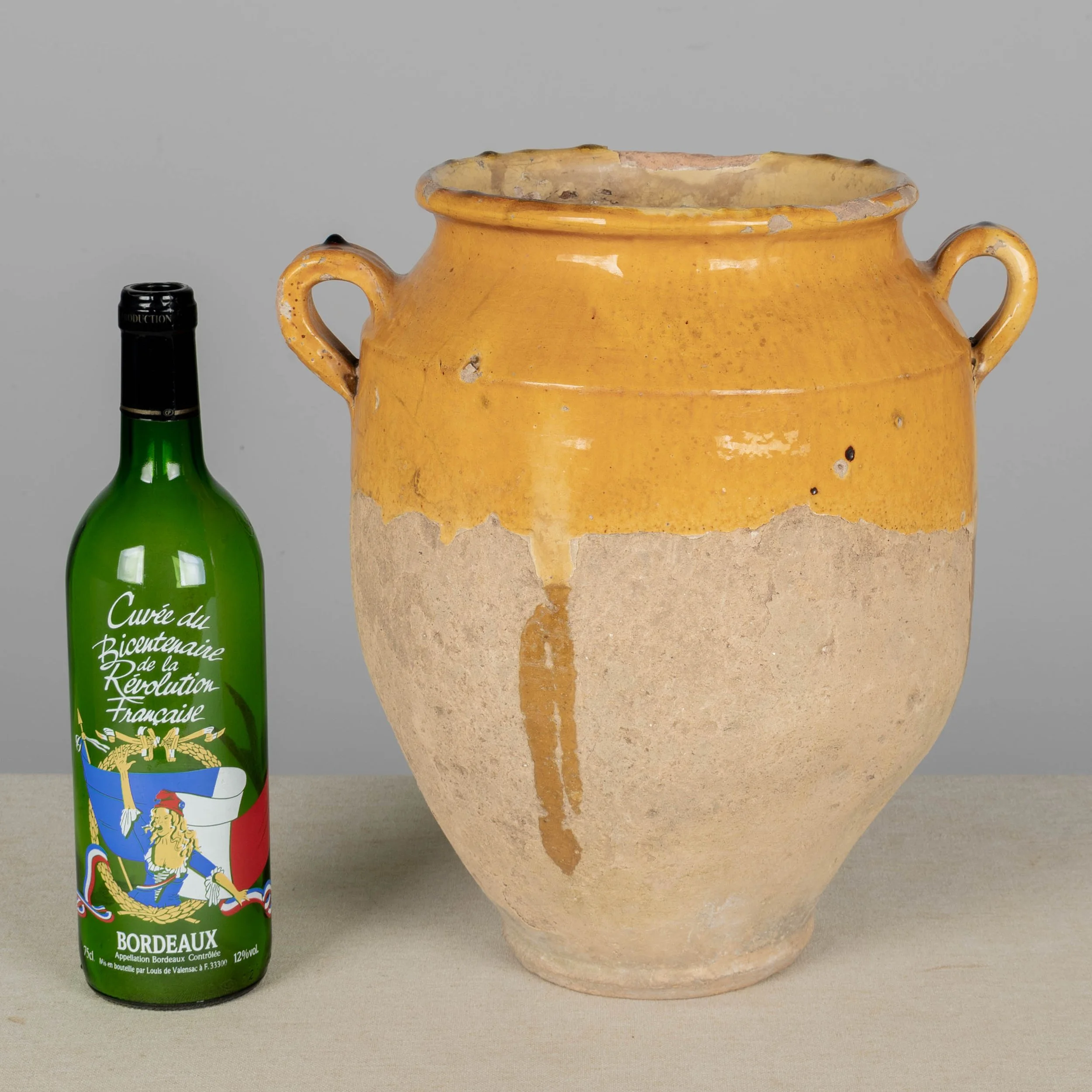 French Terracotta Vase or Pot à Confit