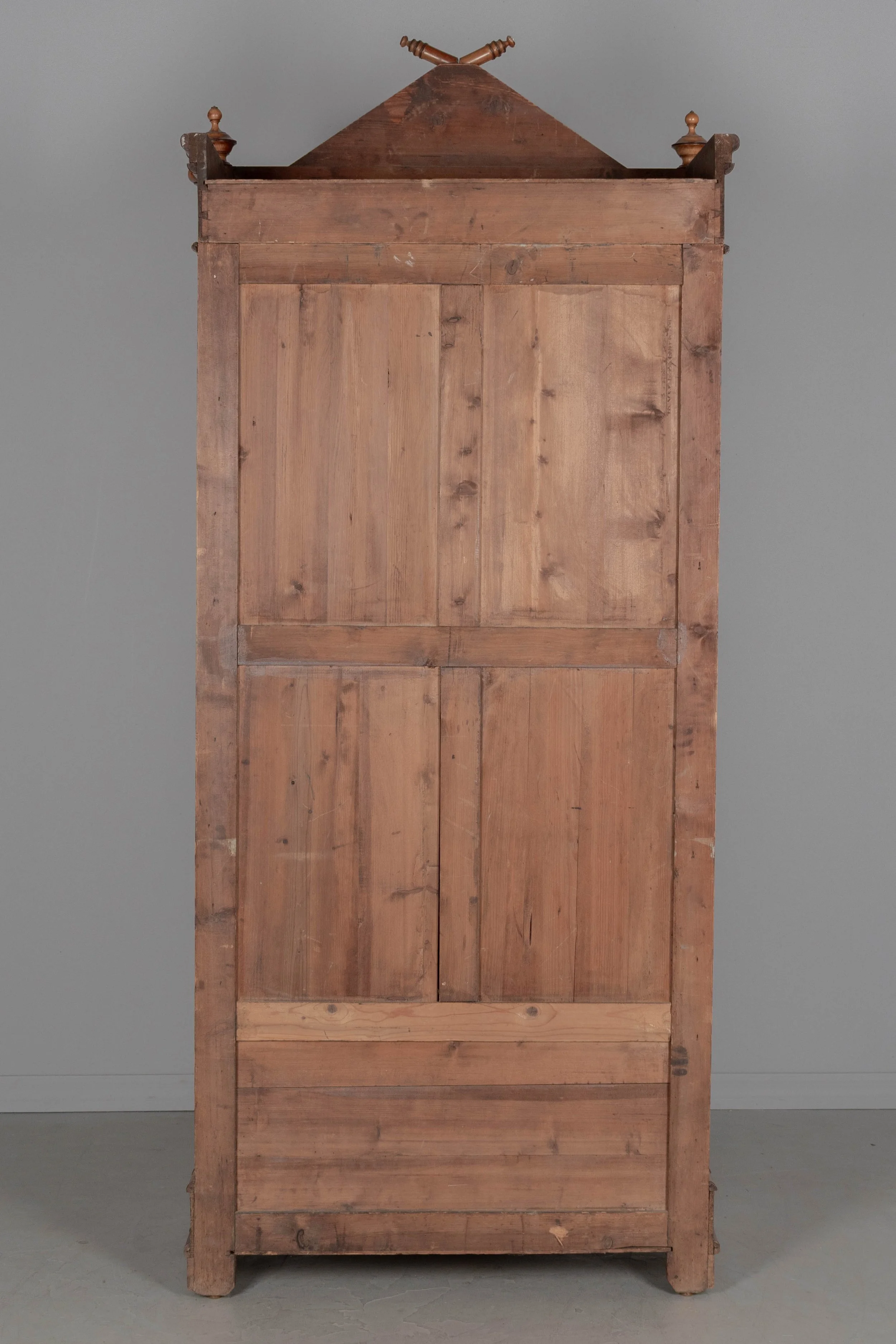 French Faux Bamboo Armoire or Wardrobe