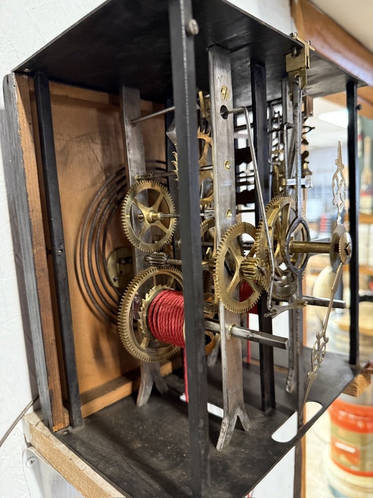 19th Century French Comtoise or Morbier Grandfather Clock