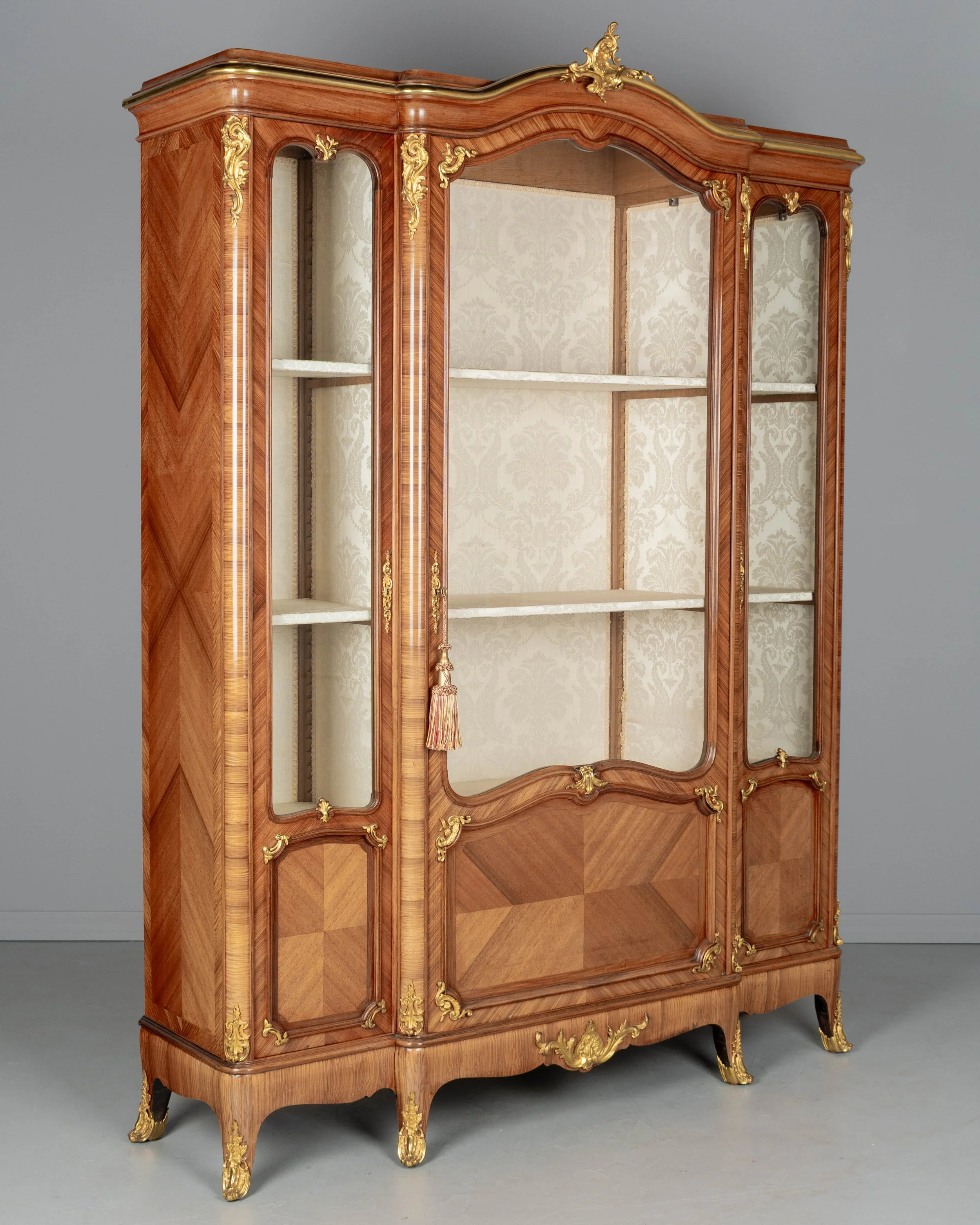 Louis XV Style French Bibliotheque or Cabinet by Schmit & Cie